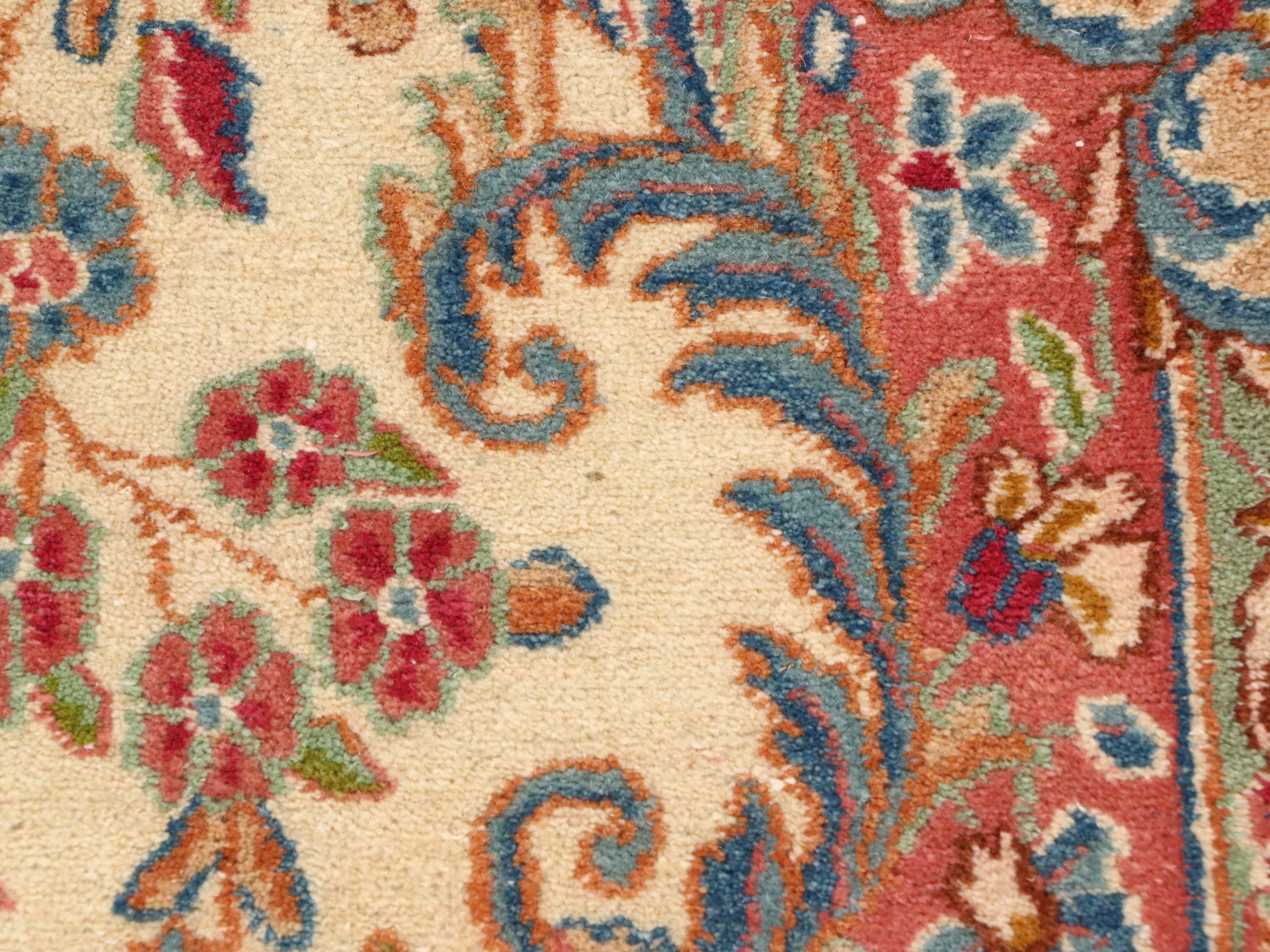 10'4 x 18'2 Hand-Knotted Persian Kerman Room-Sized Rug