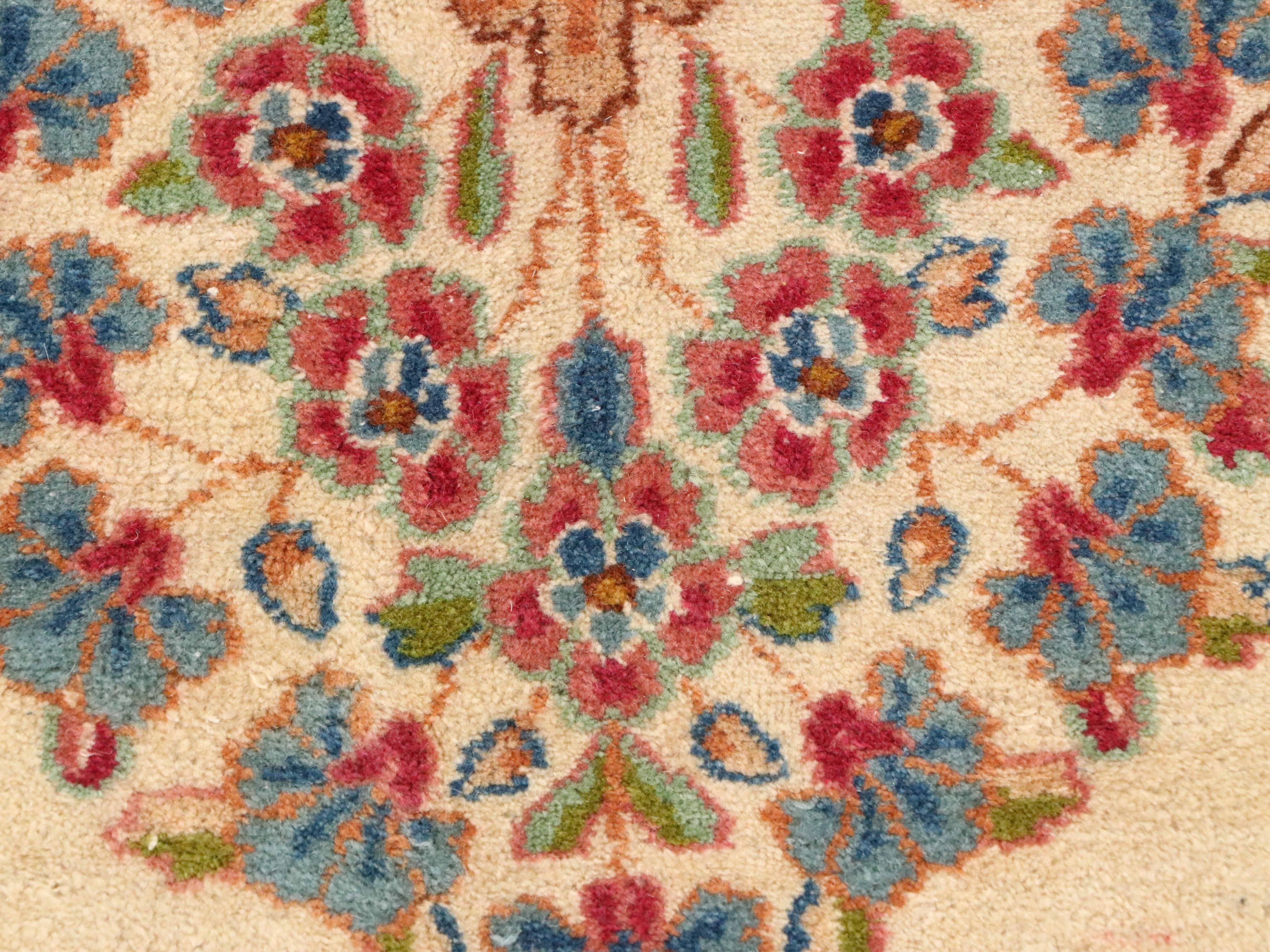 10'4 x 18'2 Hand-Knotted Persian Kerman Room-Sized Rug