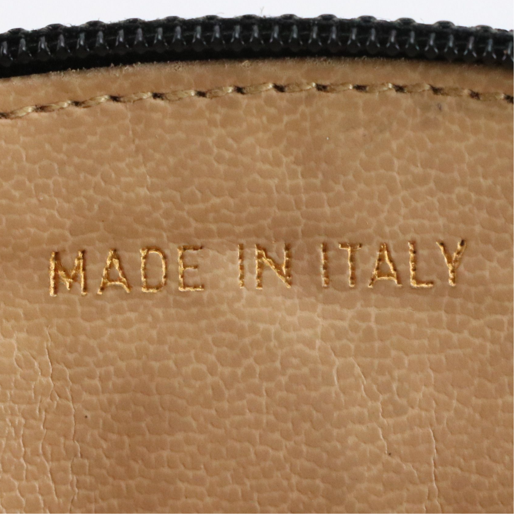 Chanel CC Logo Mini Zip Pouch in Black Caviar Leather