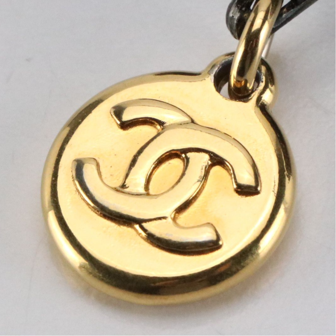 Chanel CC Logo Mini Zip Pouch in Black Caviar Leather