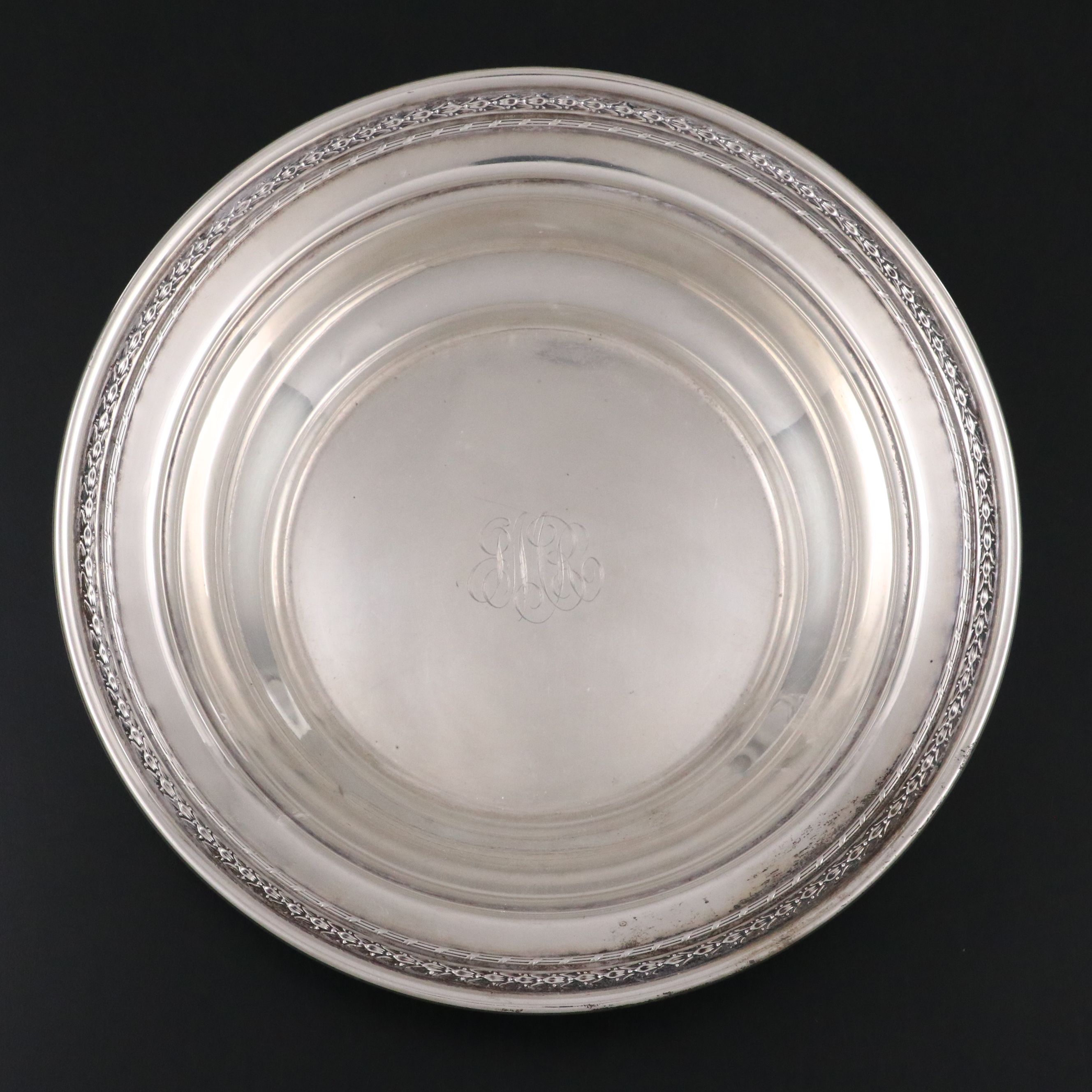 Dominick & Haff Sterling Silver Bowl with Webster Salt and Pepper Shakers