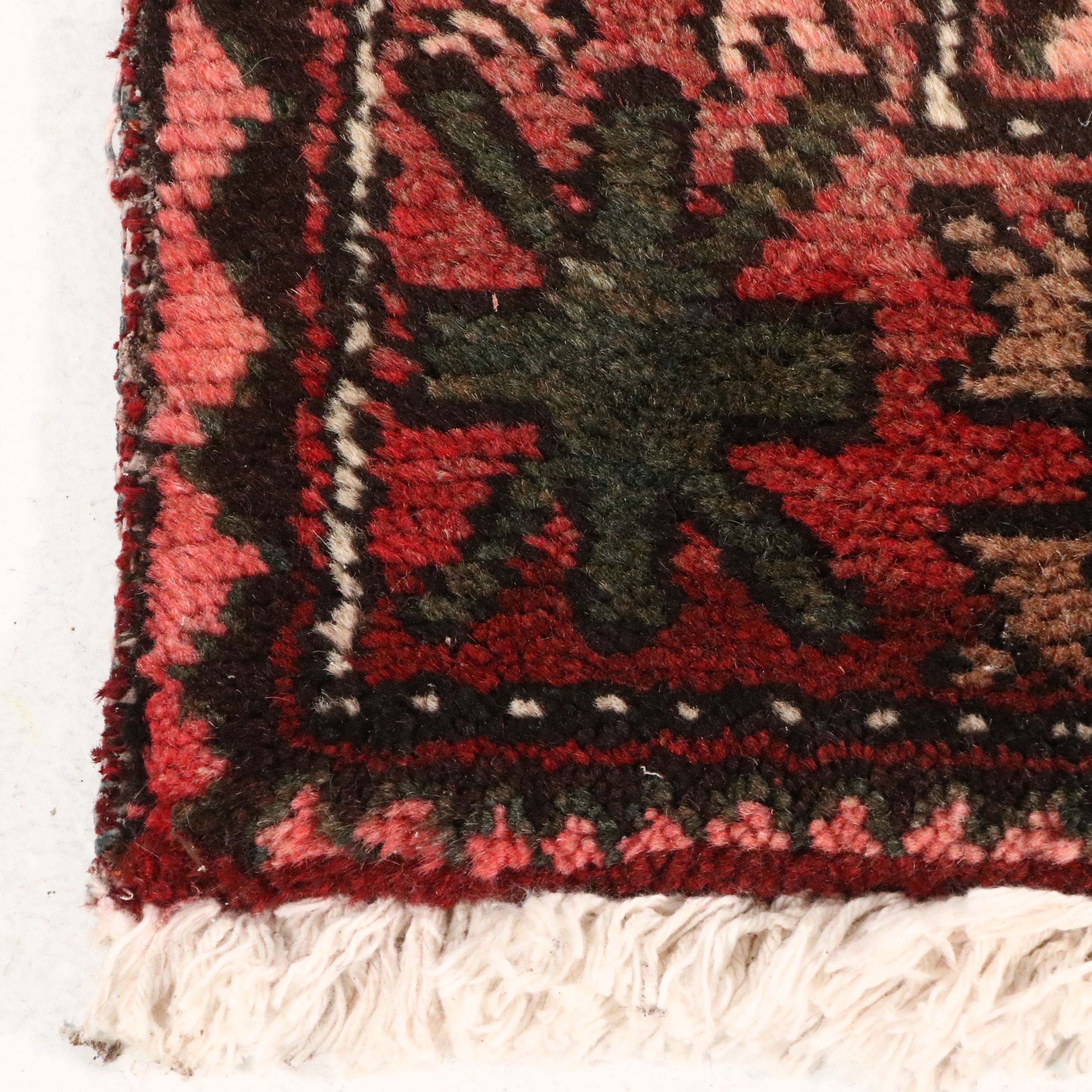 4' x 9'8 Hand-Knotted Persian Hamadan Long Rug