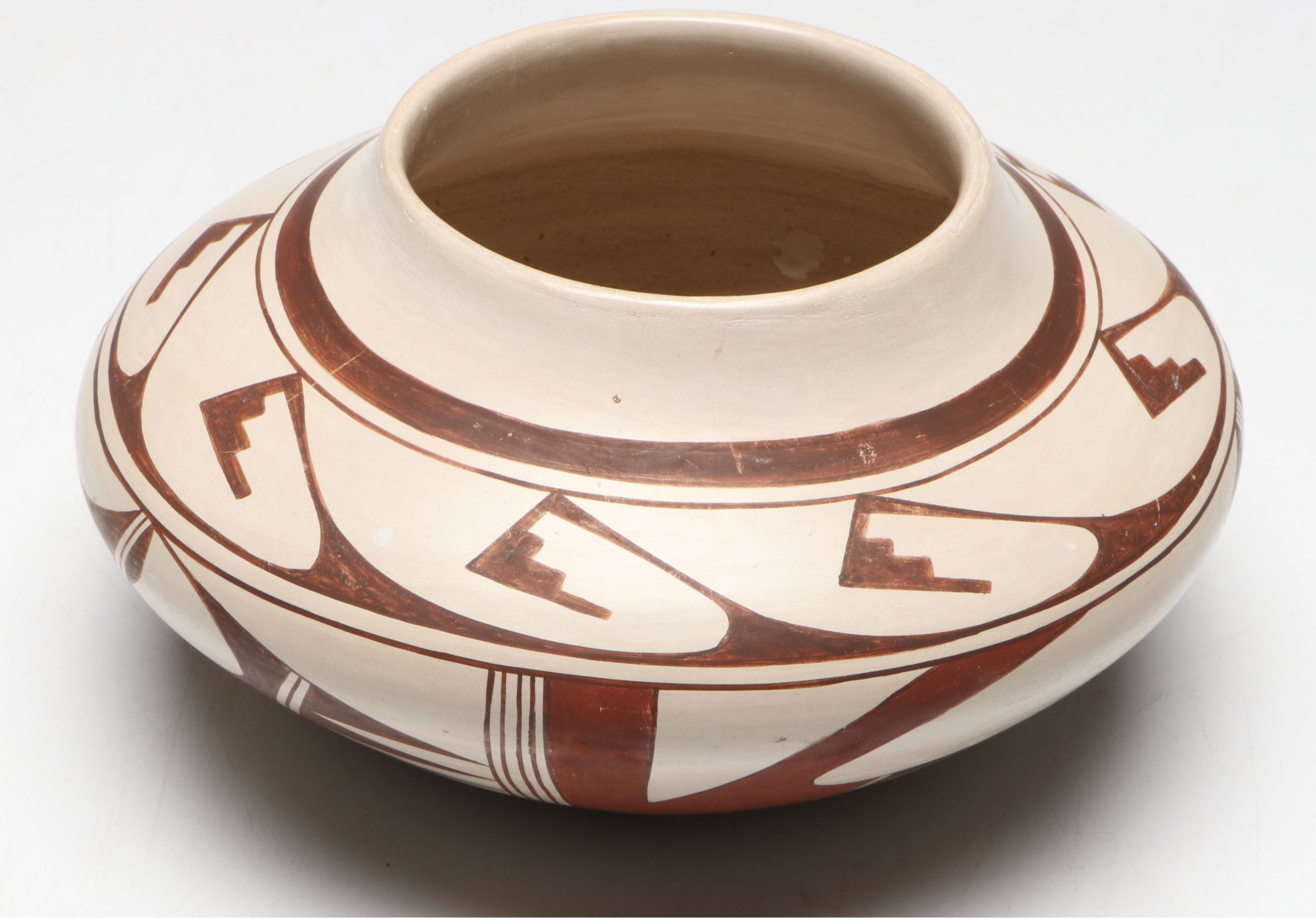 Grace Navasie Hopi-Tewa Southwest Art Pottery Vessel, Late 20th C.