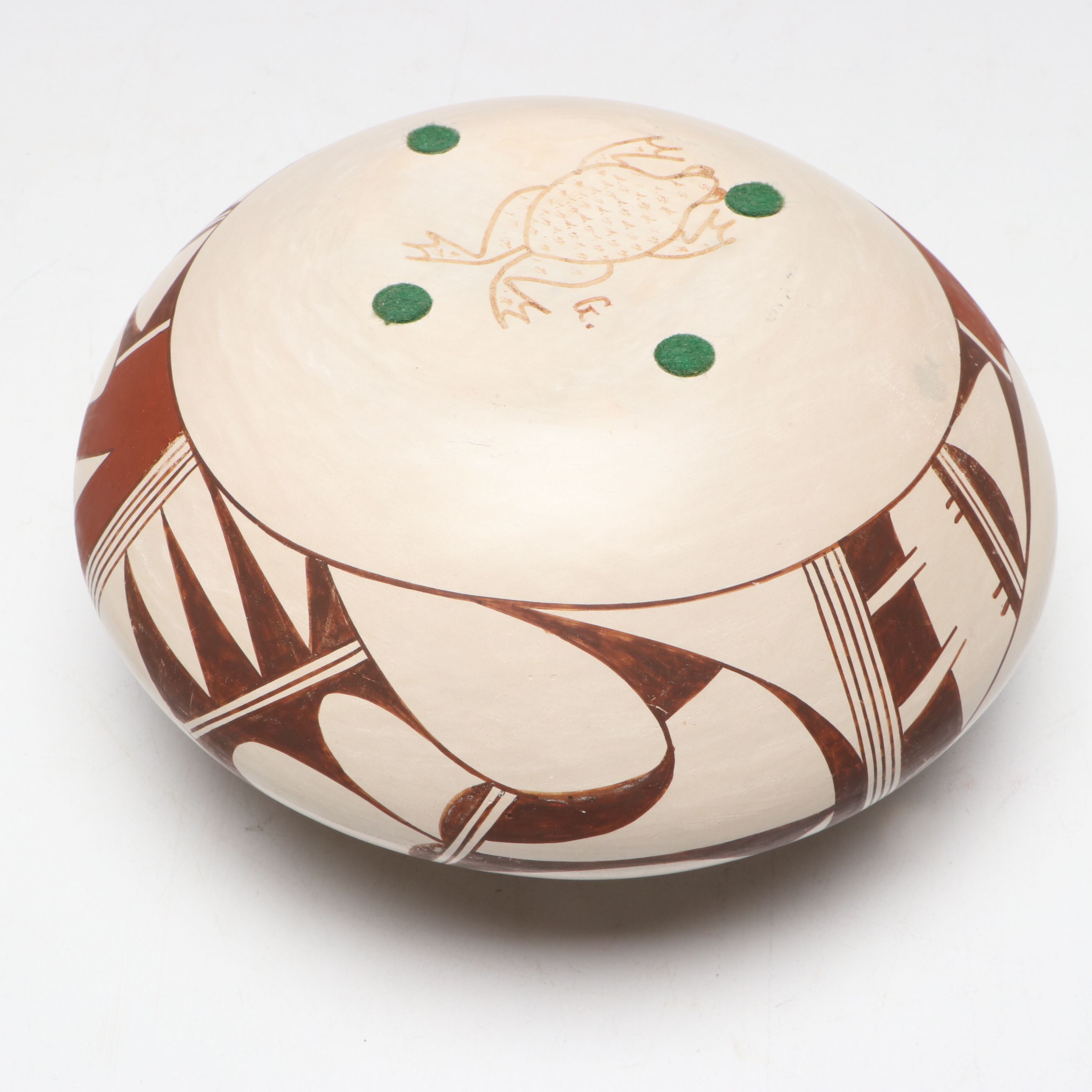 Grace Navasie Hopi-Tewa Southwest Art Pottery Vessel, Late 20th C.