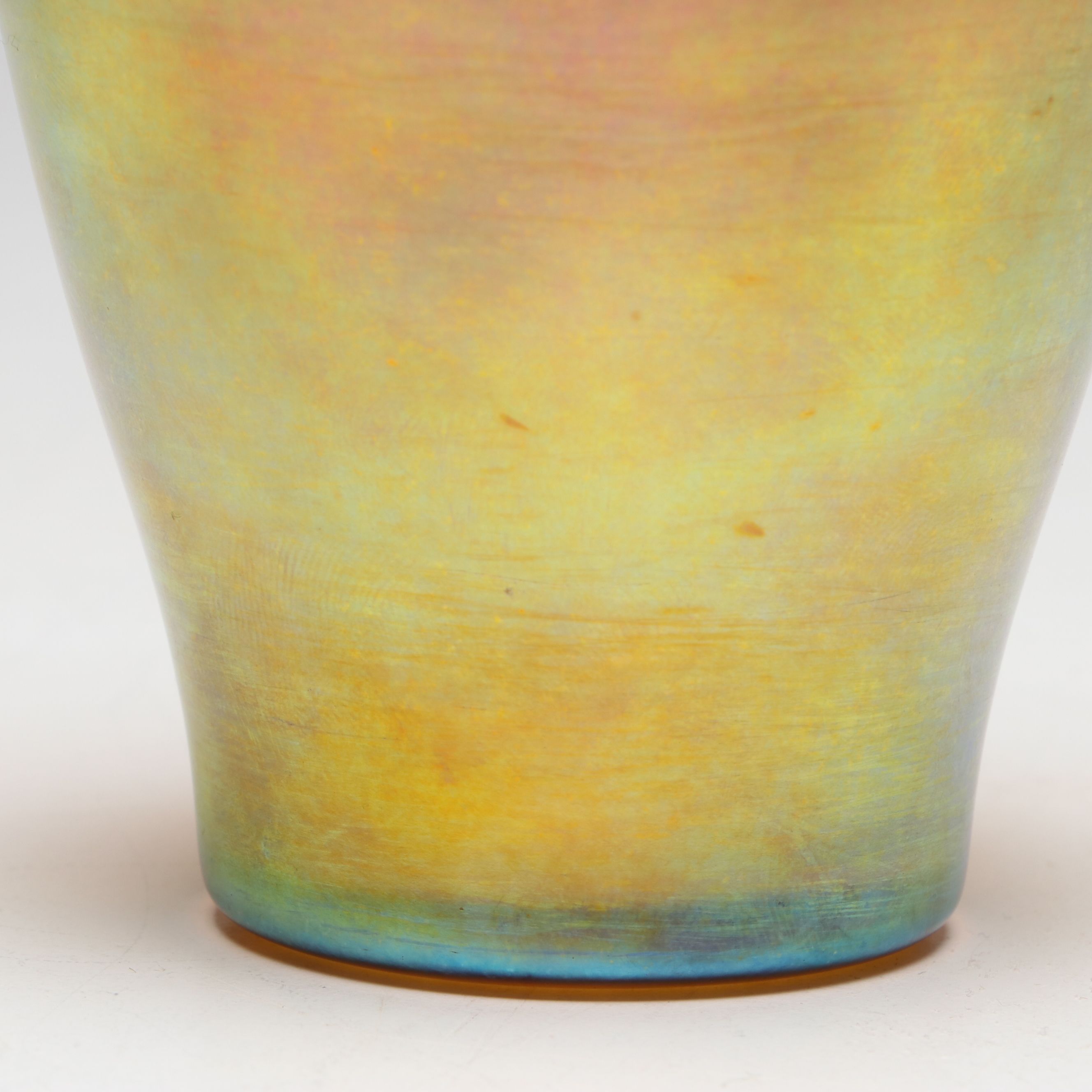 Iridescent Art Glass Vase, 20th Century