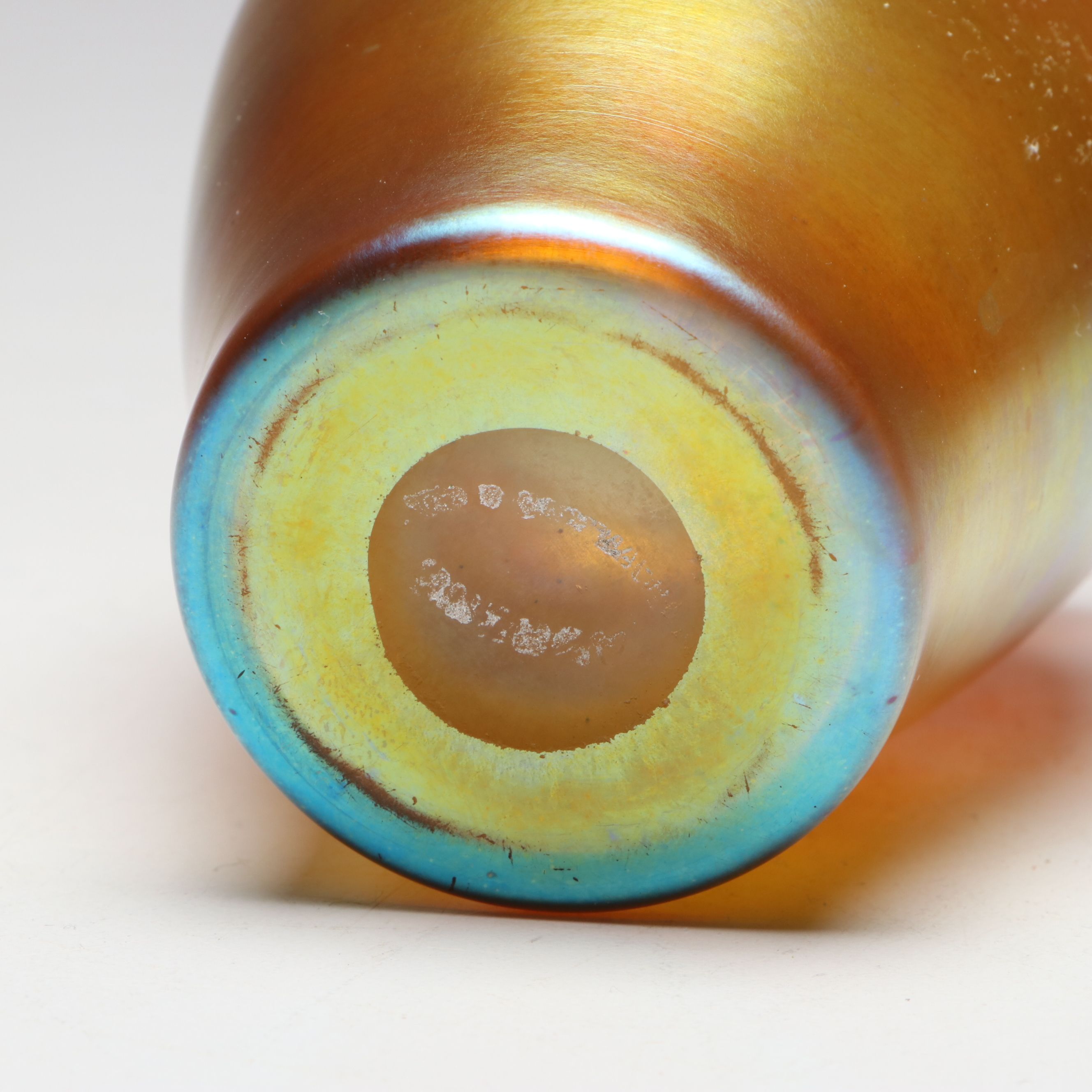 Iridescent Art Glass Vase, 20th Century