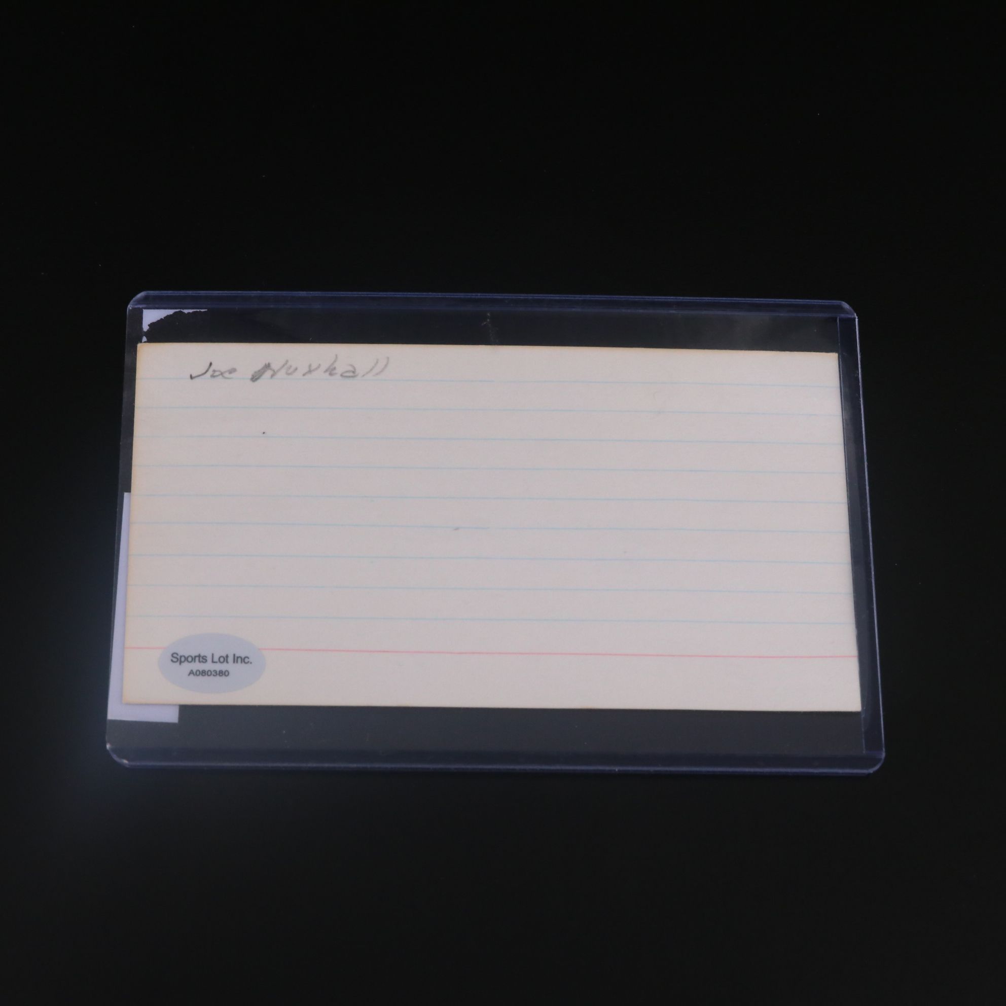 Marty Brennaman Signed Last Game Ticket with Joe Nuxhall Signed Index Card, More