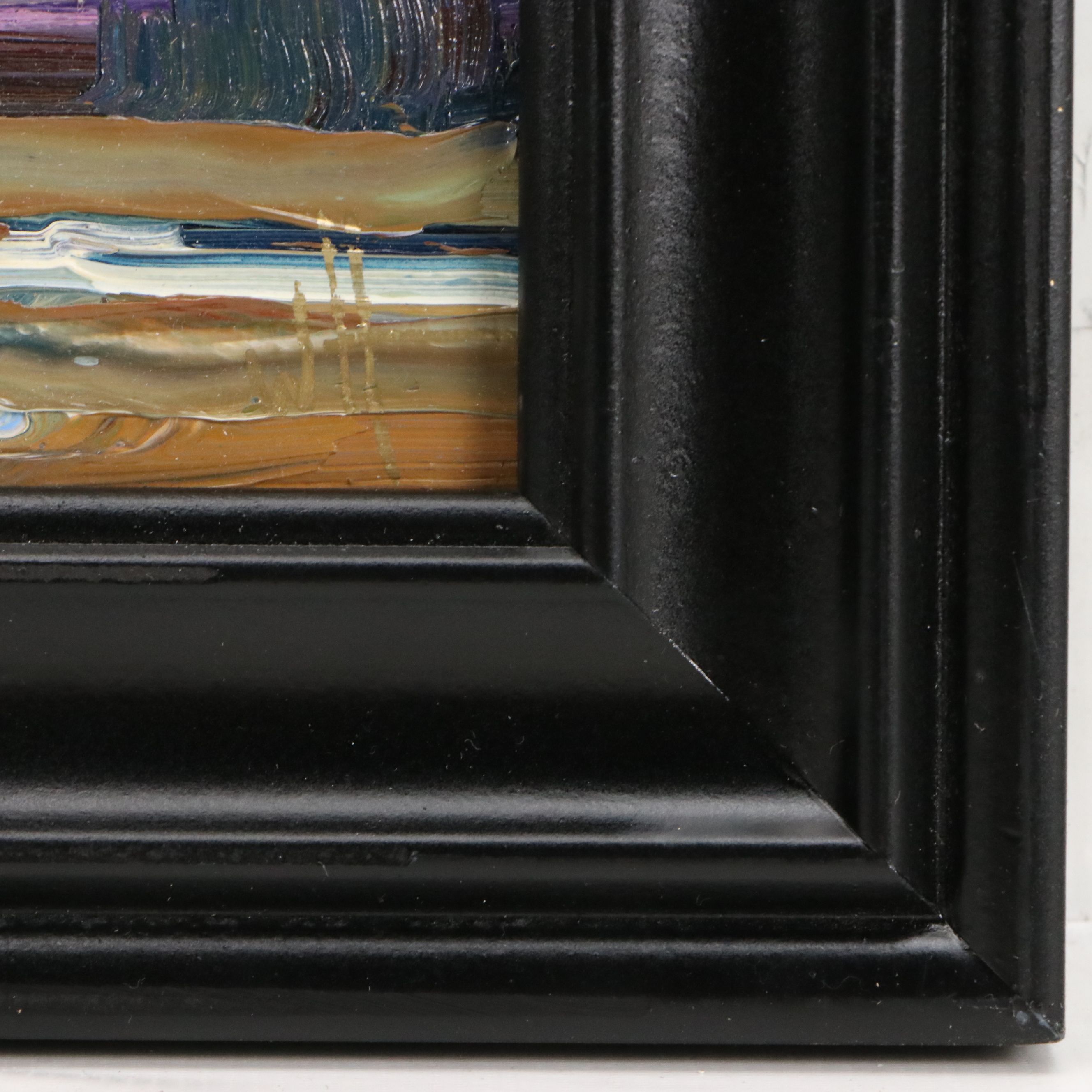 William Hawkins Oil Painting of Landscape at Sunset, 2026