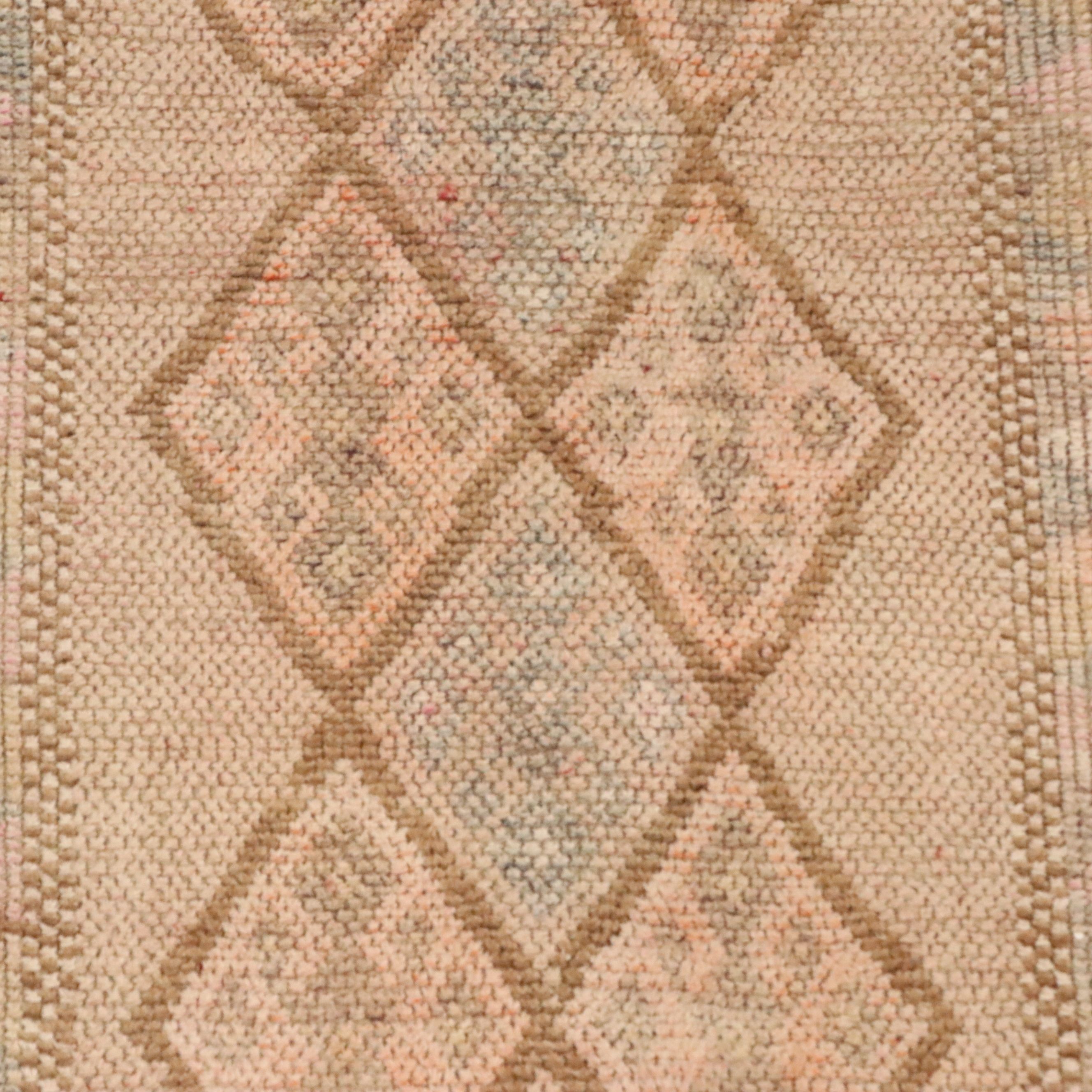 2'8 x 12'3 Hand-Knotted Turkish Anatolian Carpet Runner
