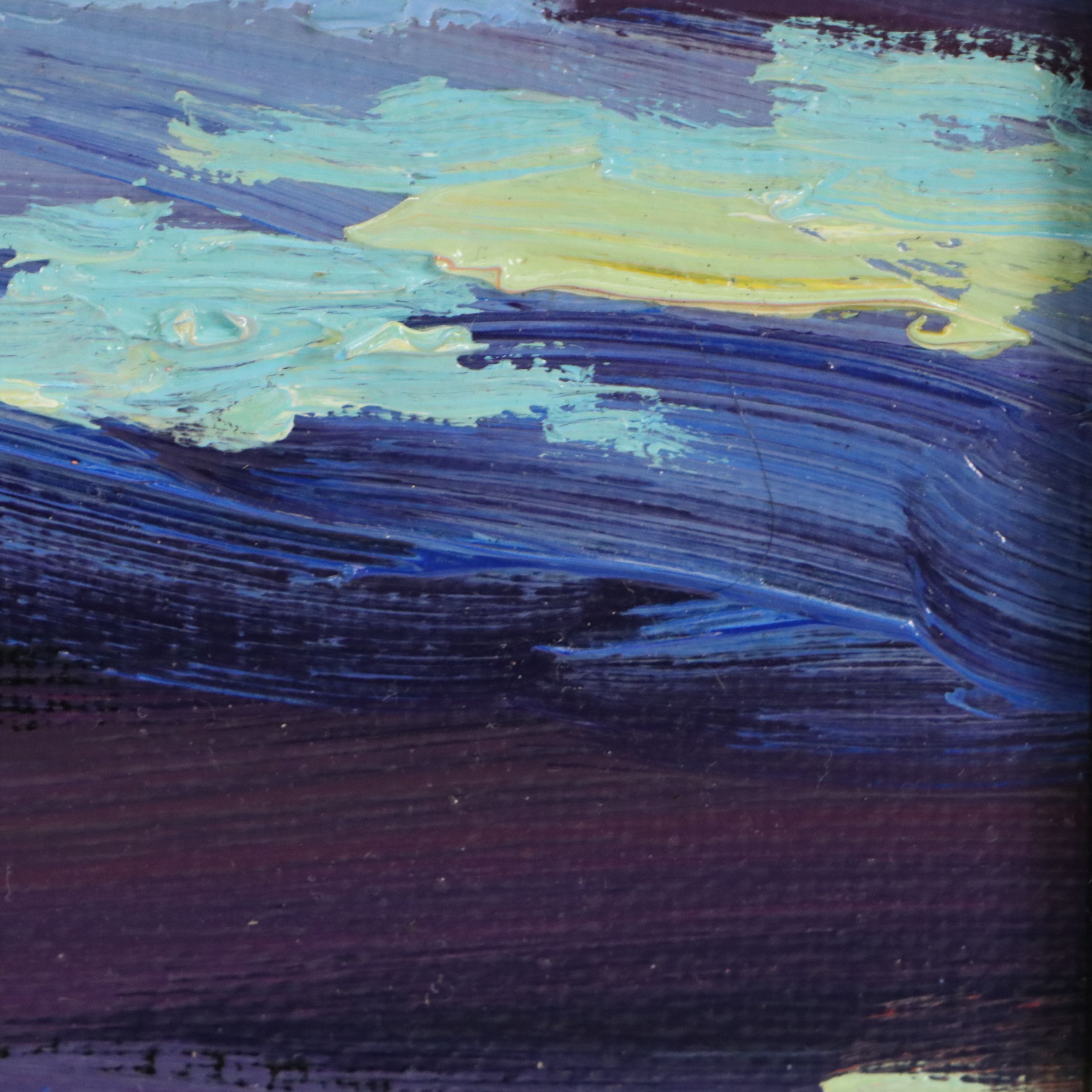 William Hawkins Oil Painting of Landscape at Sunset, Circa 2026