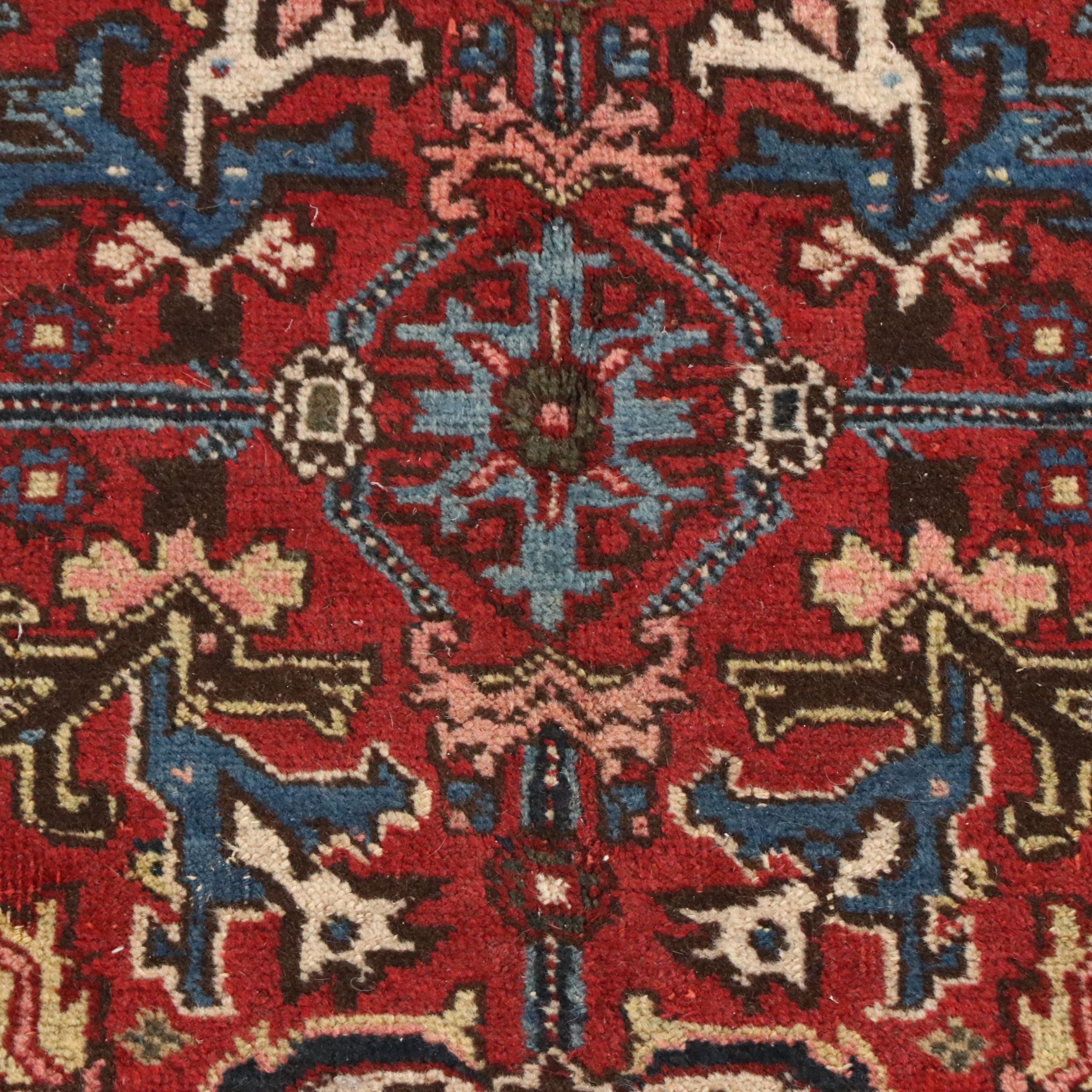 5'6 x 9'2 Hand-Knotted Persian Lilihan Area Rug