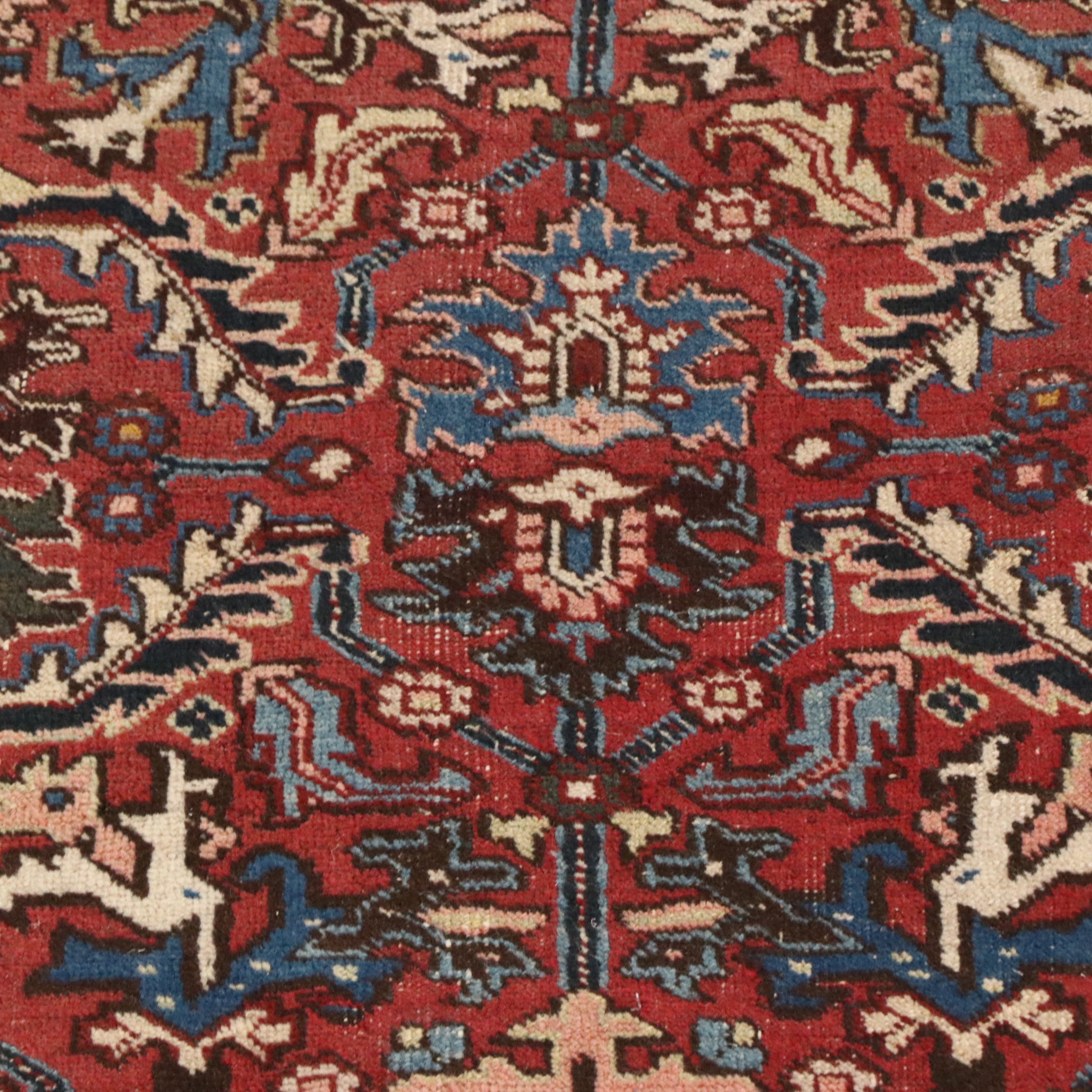 5'6 x 9'2 Hand-Knotted Persian Lilihan Area Rug