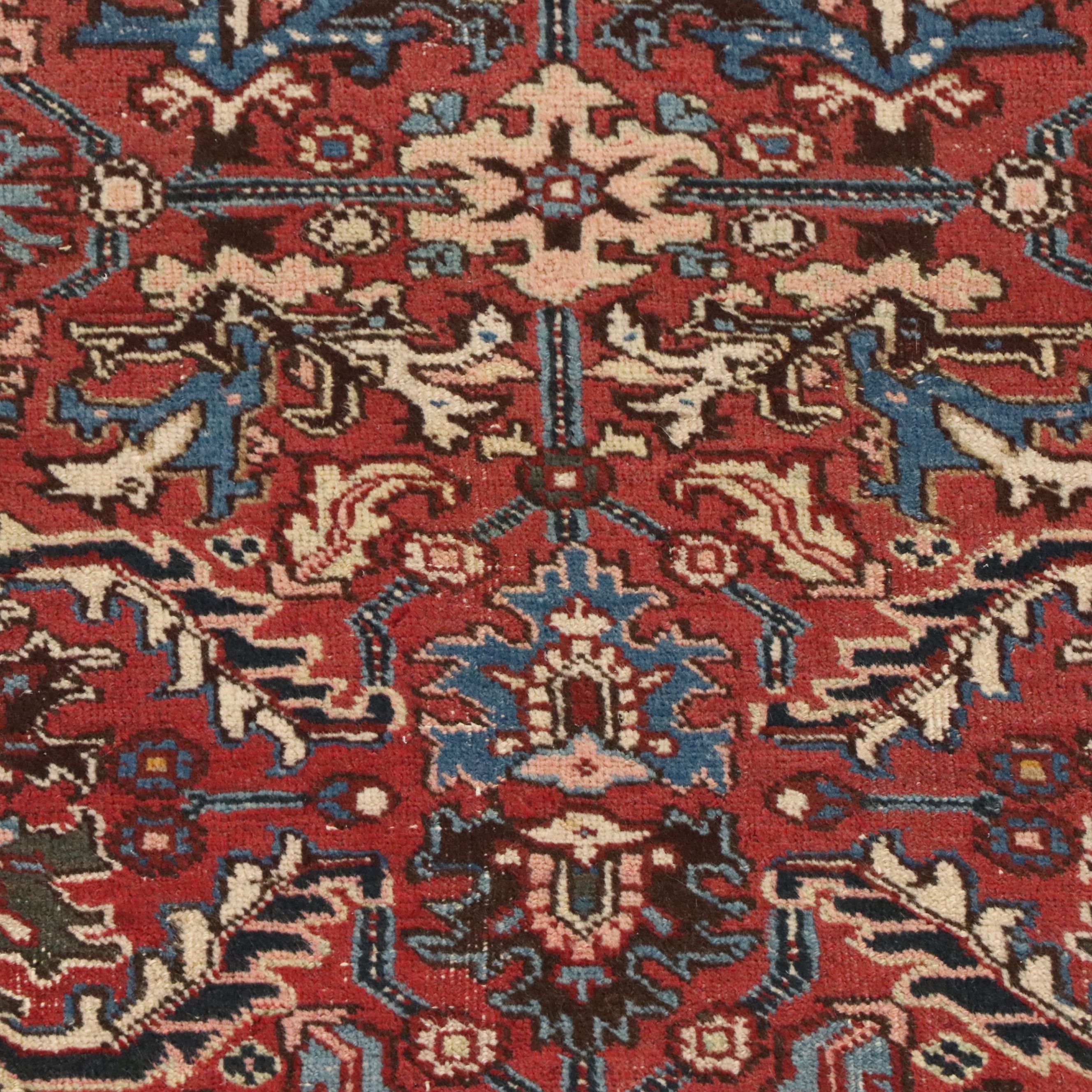 5'6 x 9'2 Hand-Knotted Persian Lilihan Area Rug