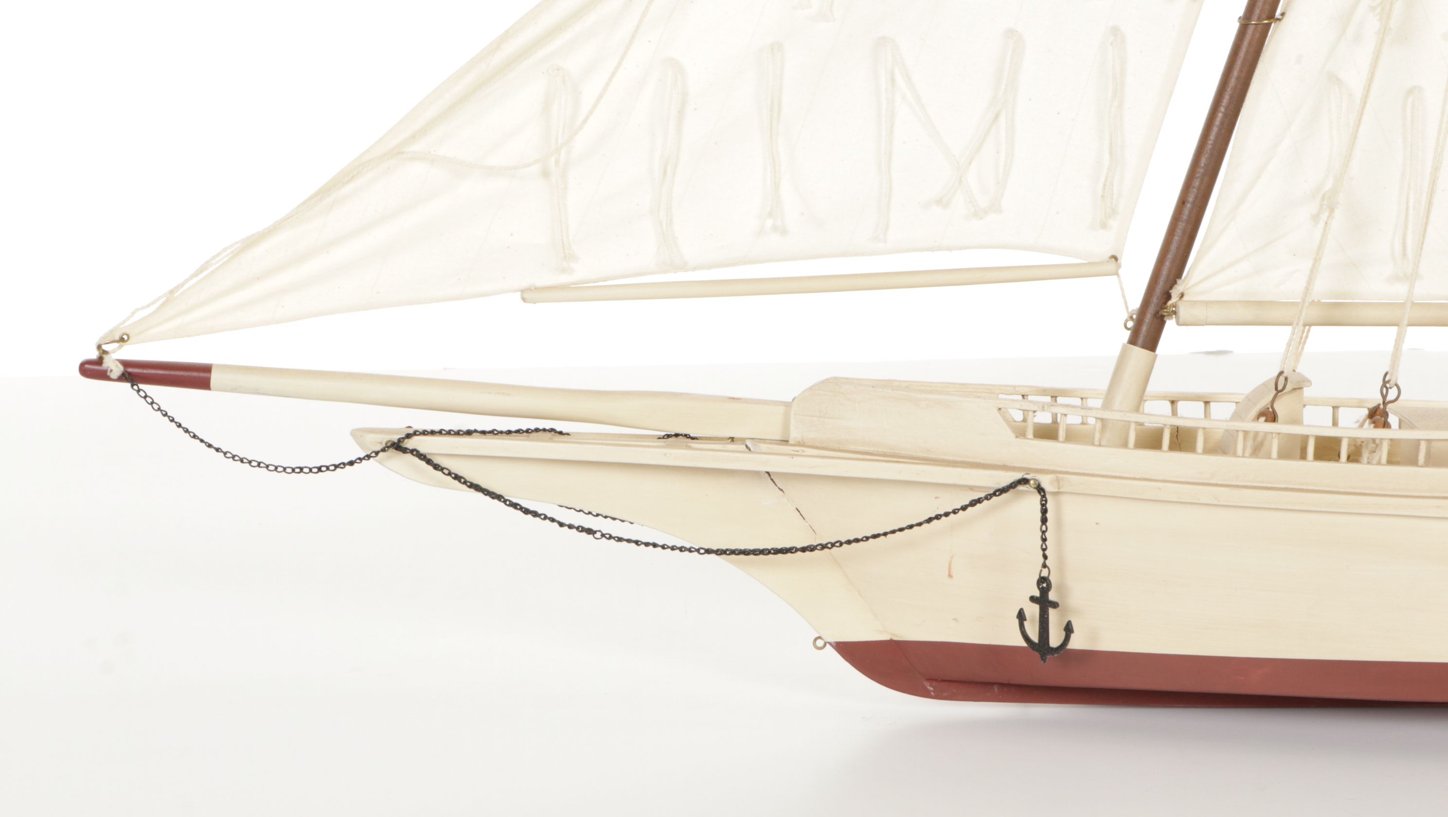 Hand Crafted "Skipjack" Model Sailboat