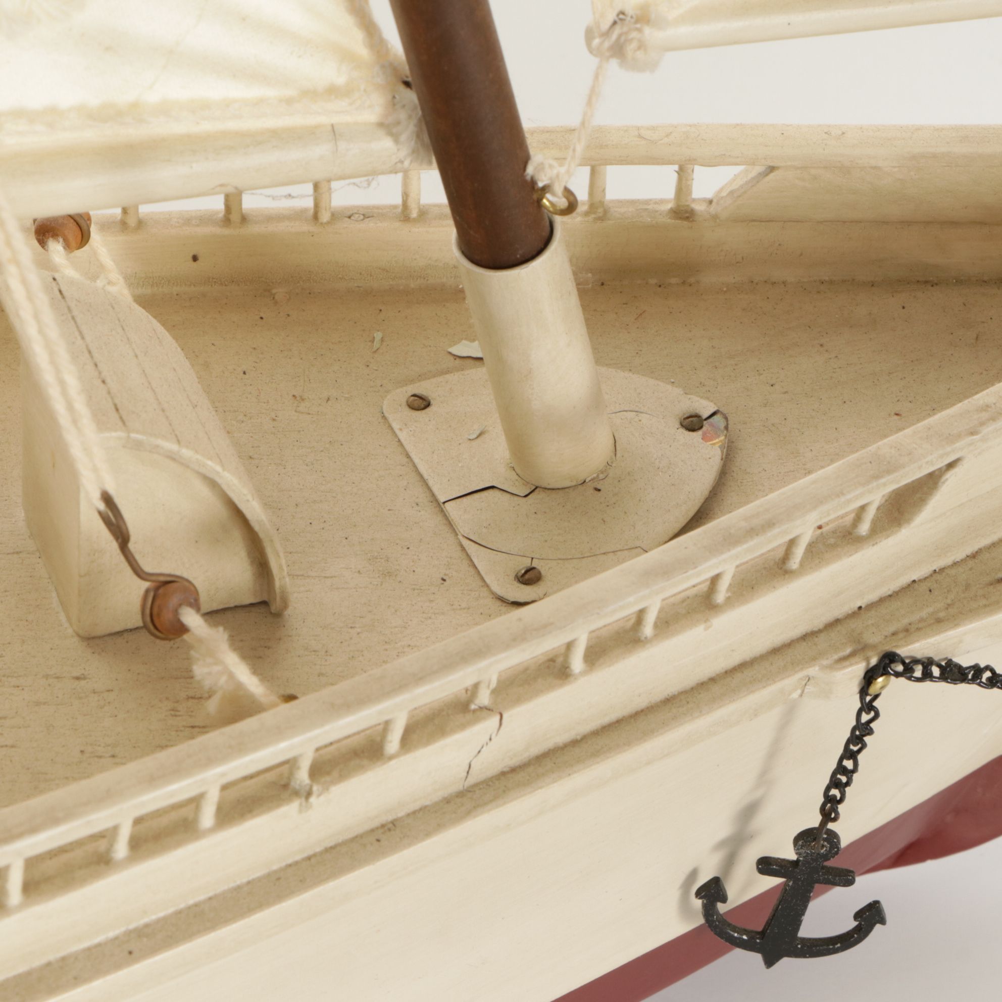 Hand Crafted "Skipjack" Model Sailboat