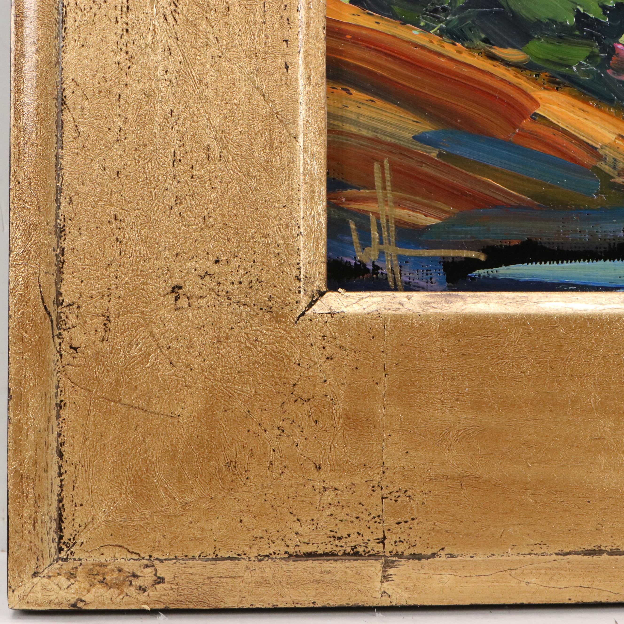 William Hawkins Oil Painting of Landscape at Sunset, 2025