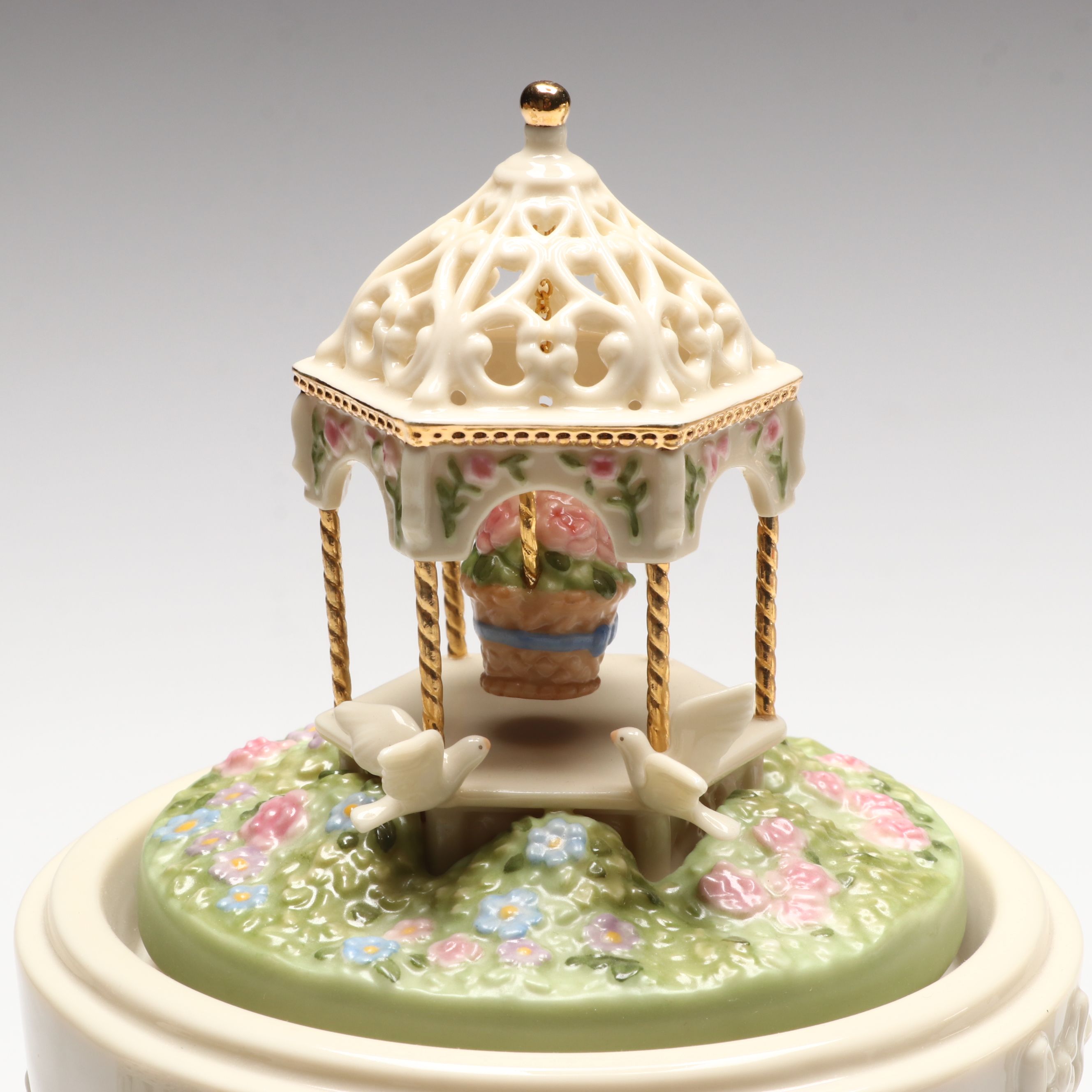 Lenox "La Primavera," "Summertime," and "Autumn Leaves" Musical Eggs