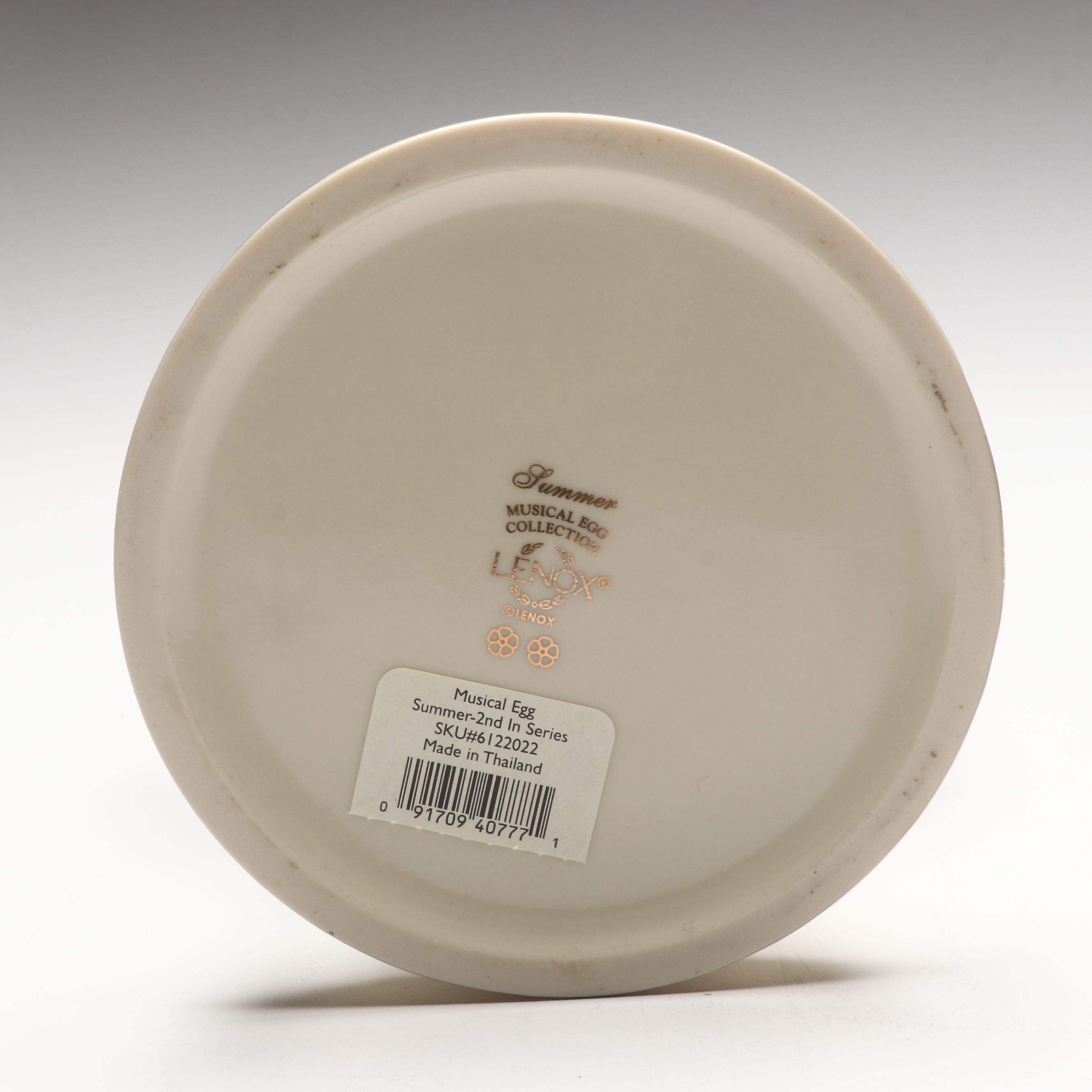 Lenox "La Primavera," "Summertime," and "Autumn Leaves" Musical Eggs