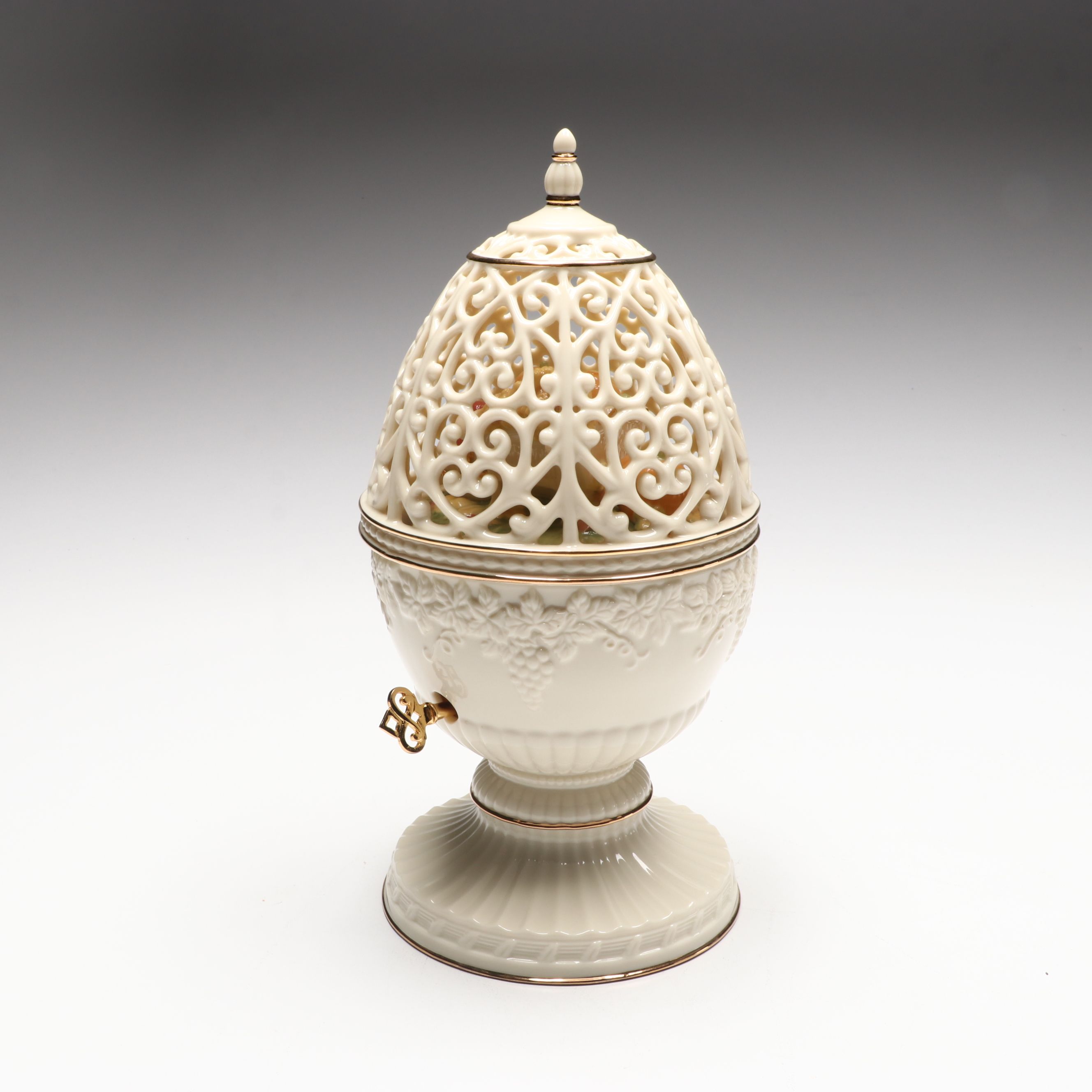 Lenox "La Primavera," "Summertime," and "Autumn Leaves" Musical Eggs