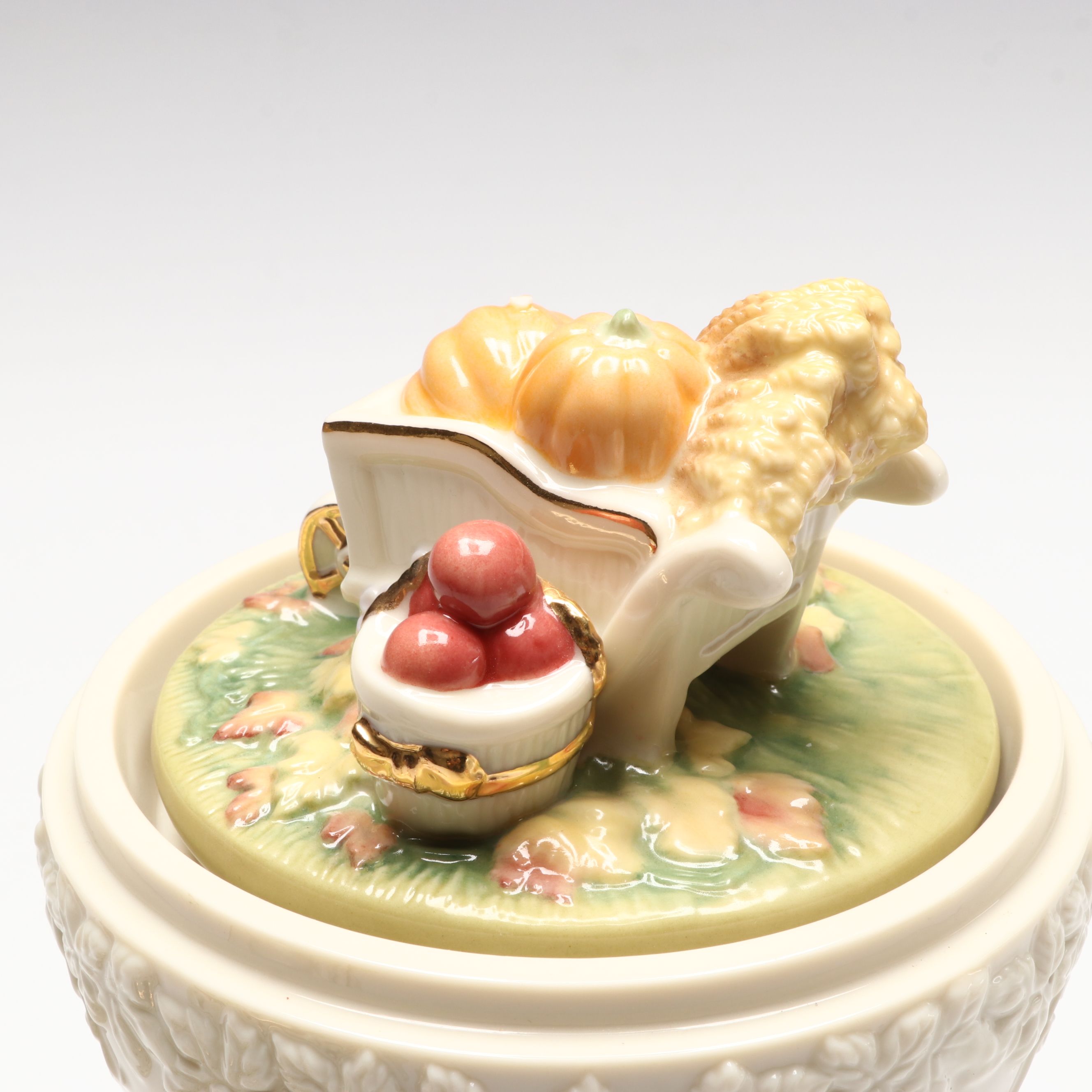 Lenox "La Primavera," "Summertime," and "Autumn Leaves" Musical Eggs