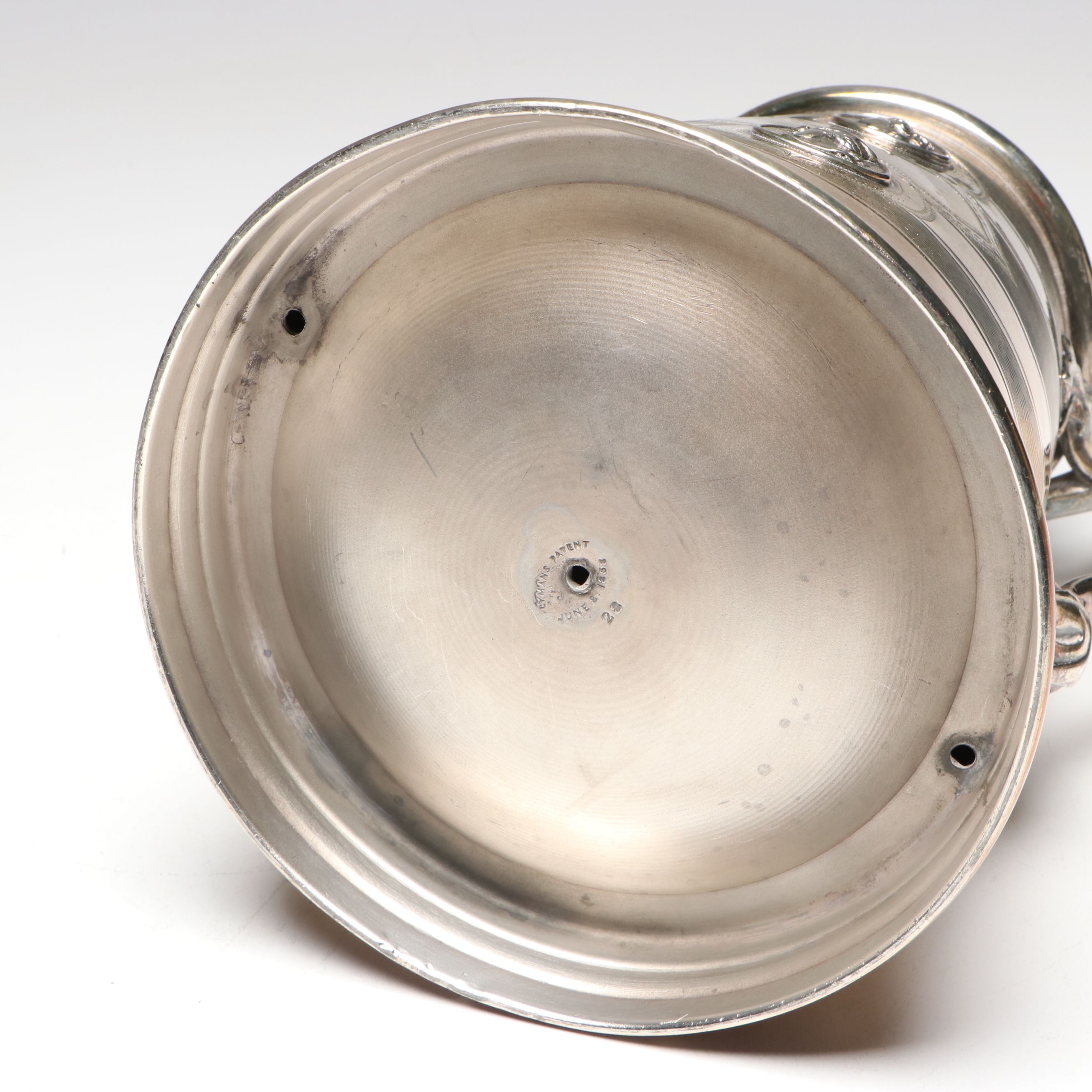 Victorian Lyman's Silver Plate Double Wall Ice Pitcher, Late 19th Century