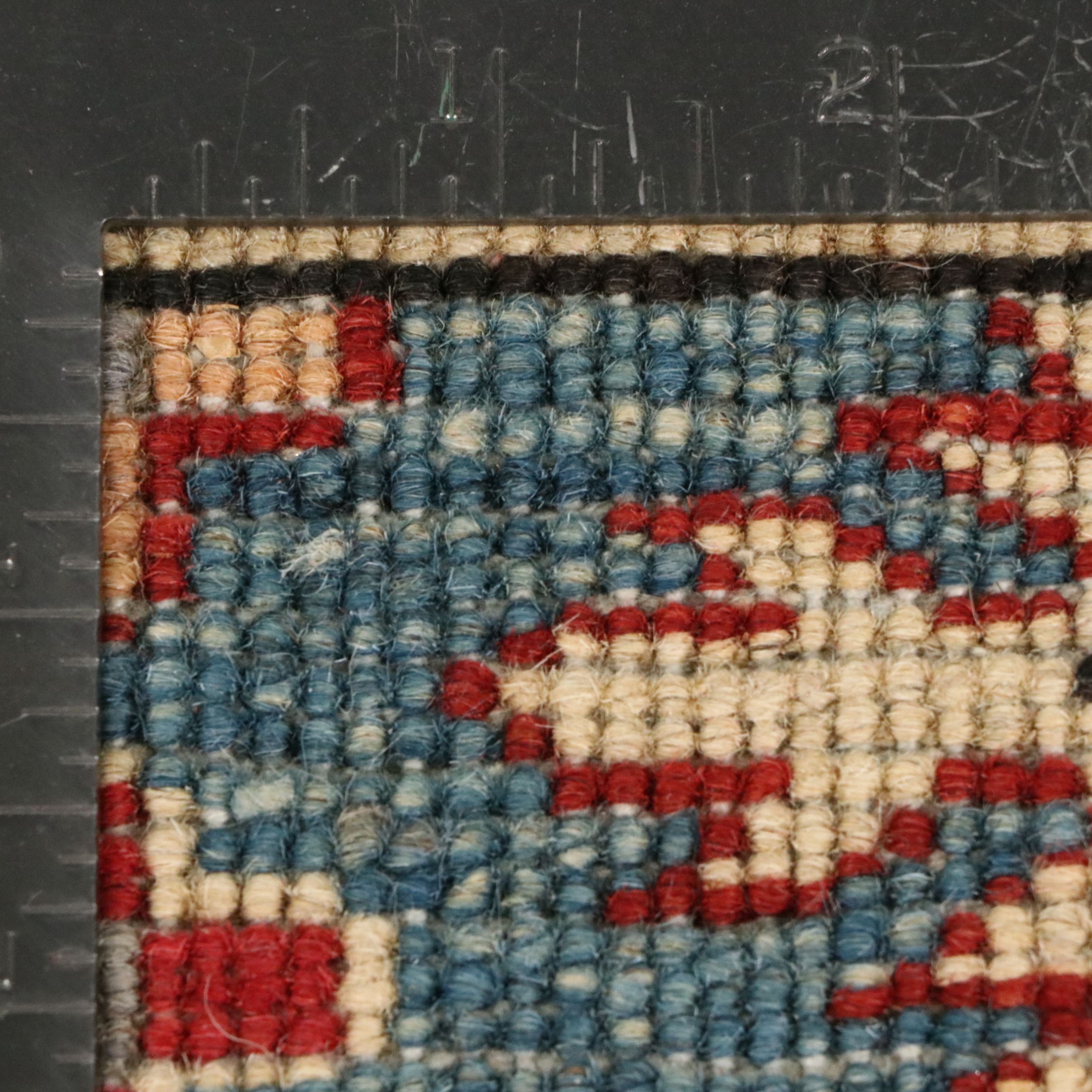 2'3 x 6' Hand-Knotted Indian Kazak Style Carpet Runner