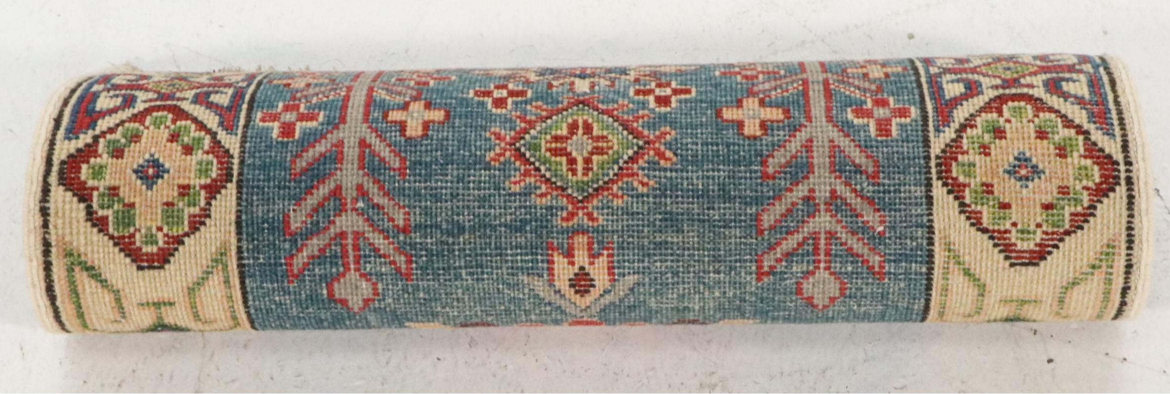 2'3 x 6' Hand-Knotted Indian Kazak Style Carpet Runner