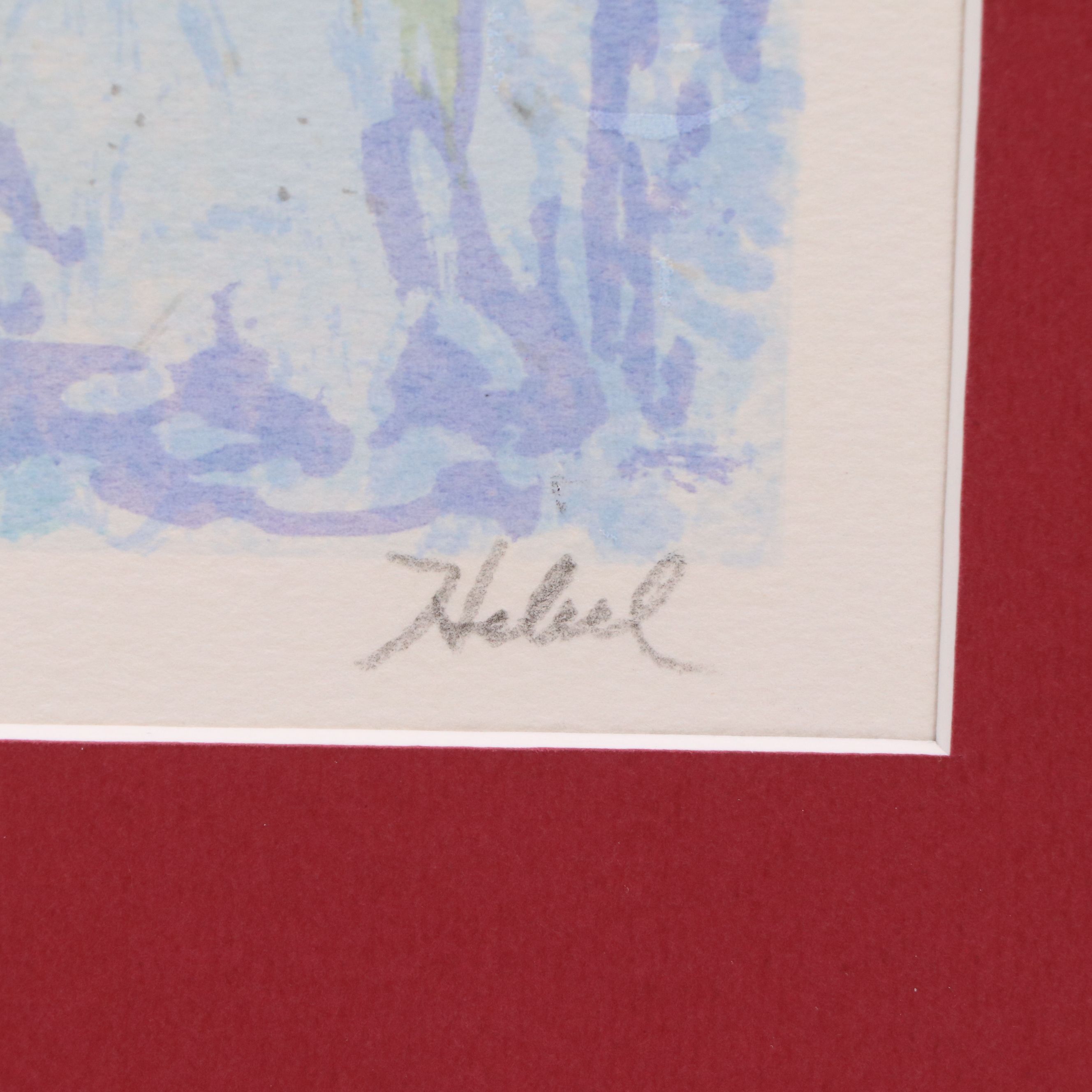 Edna Hibel Serigraph "Naomi," 1993