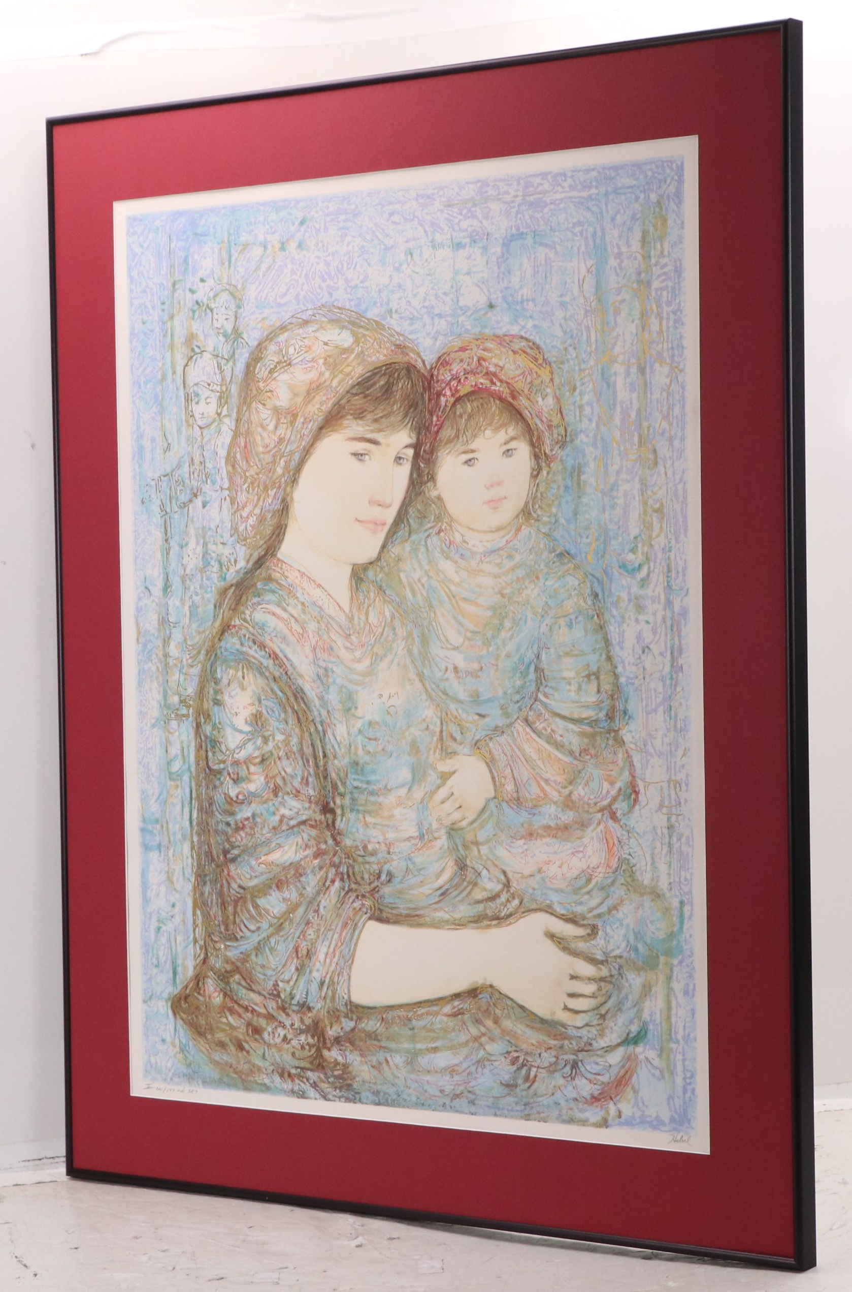 Edna Hibel Serigraph "Naomi," 1993