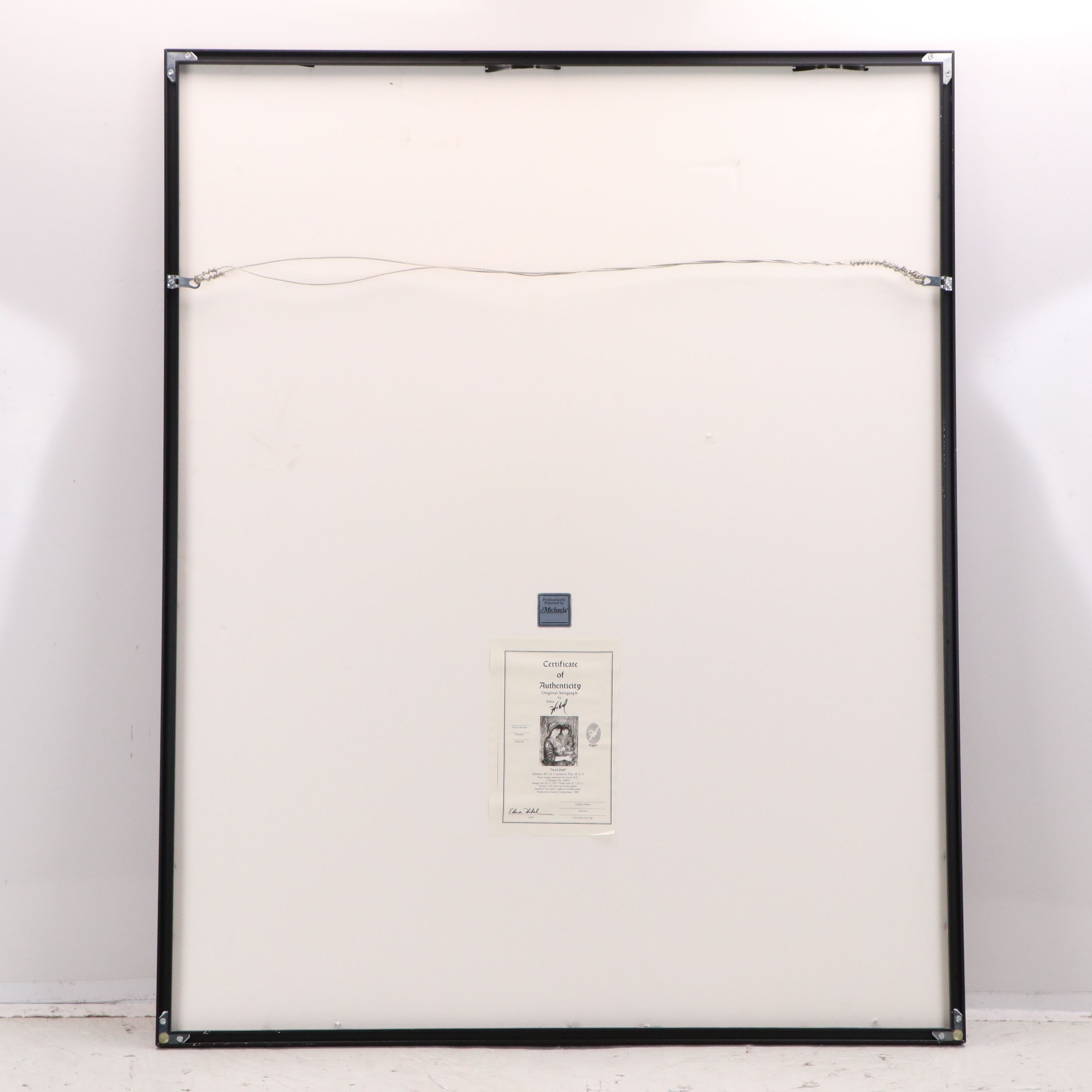 Edna Hibel Serigraph "Naomi," 1993