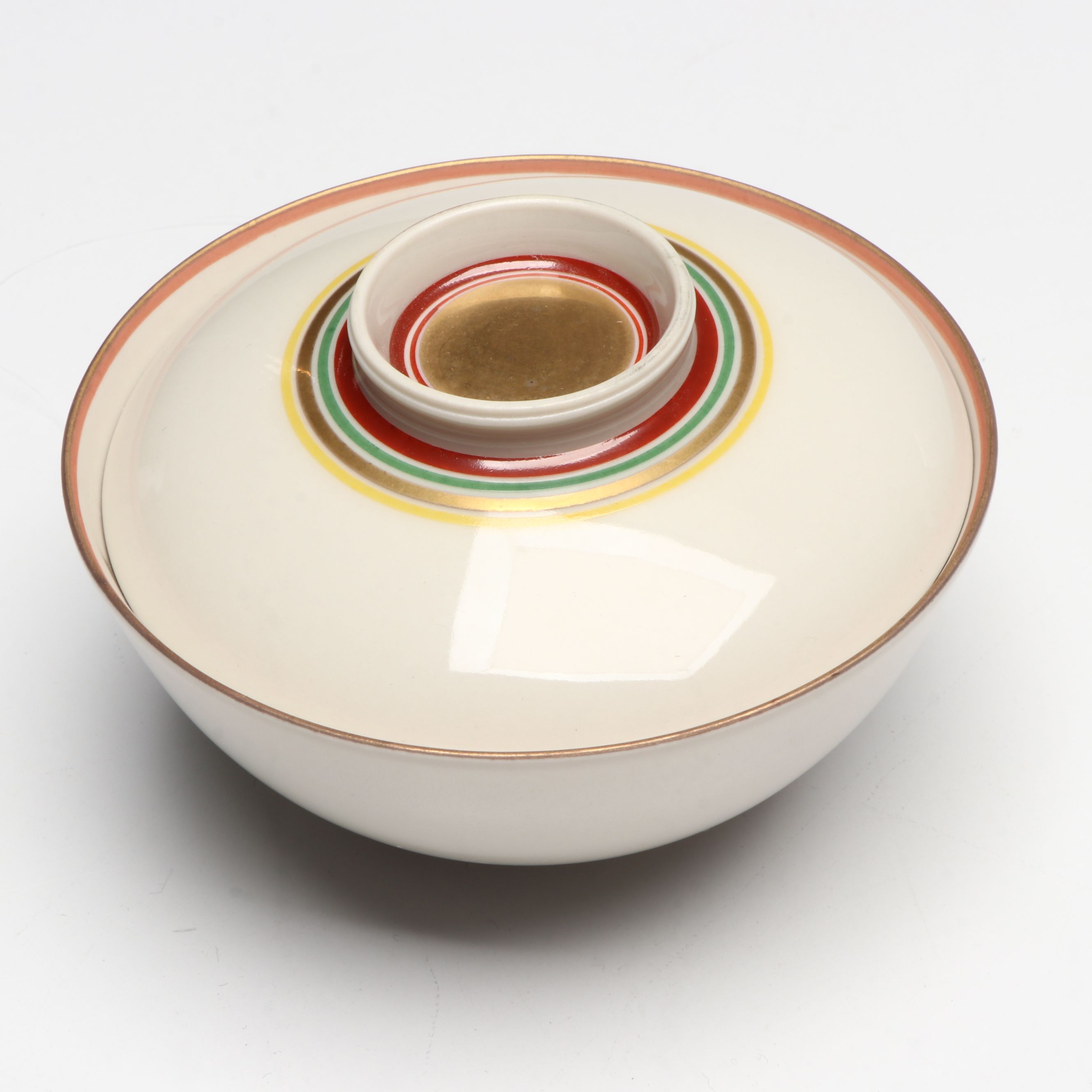 Sango Coffee Pot with Other Japanese Ceramic Covered Bowls and Tableware