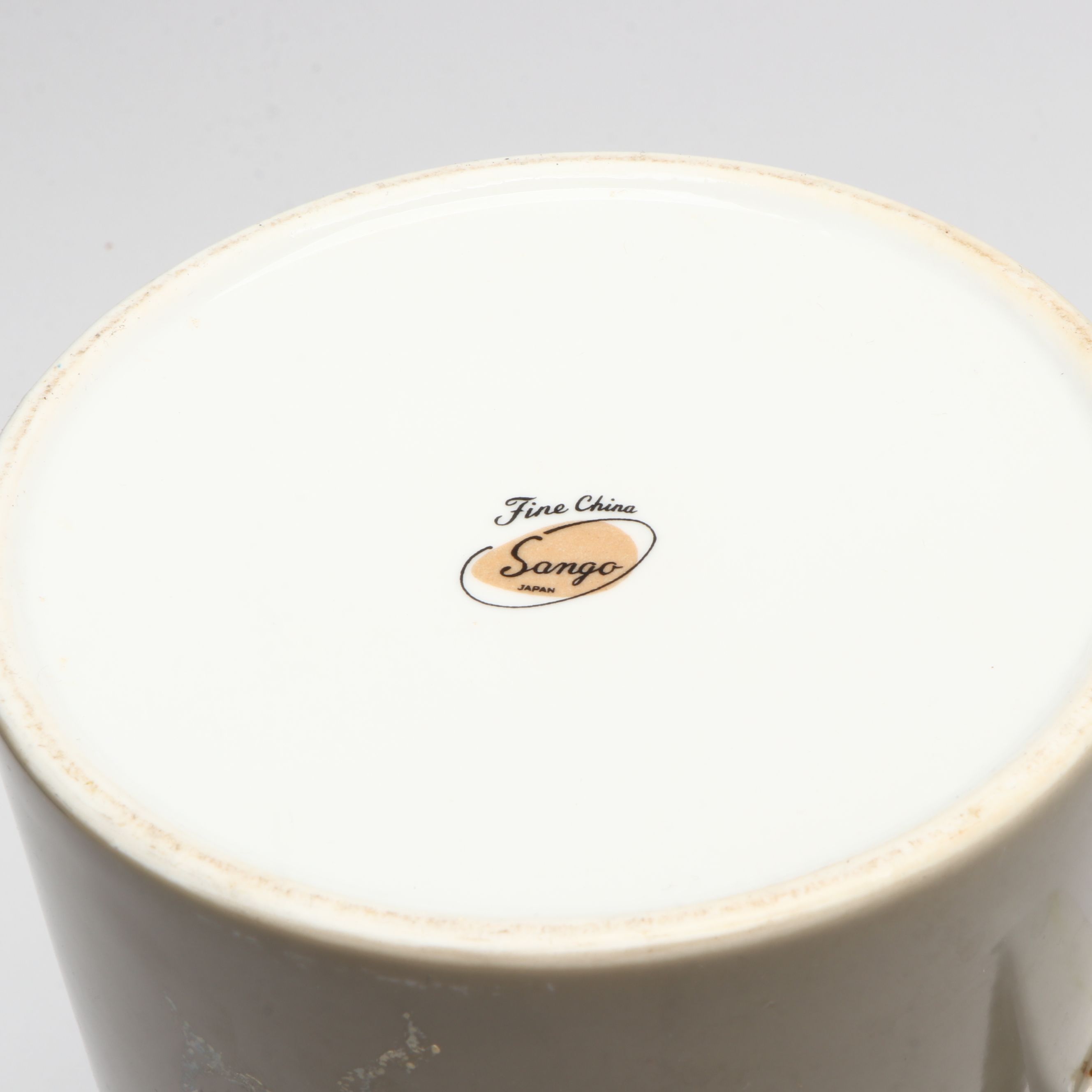 Sango Coffee Pot with Other Japanese Ceramic Covered Bowls and Tableware