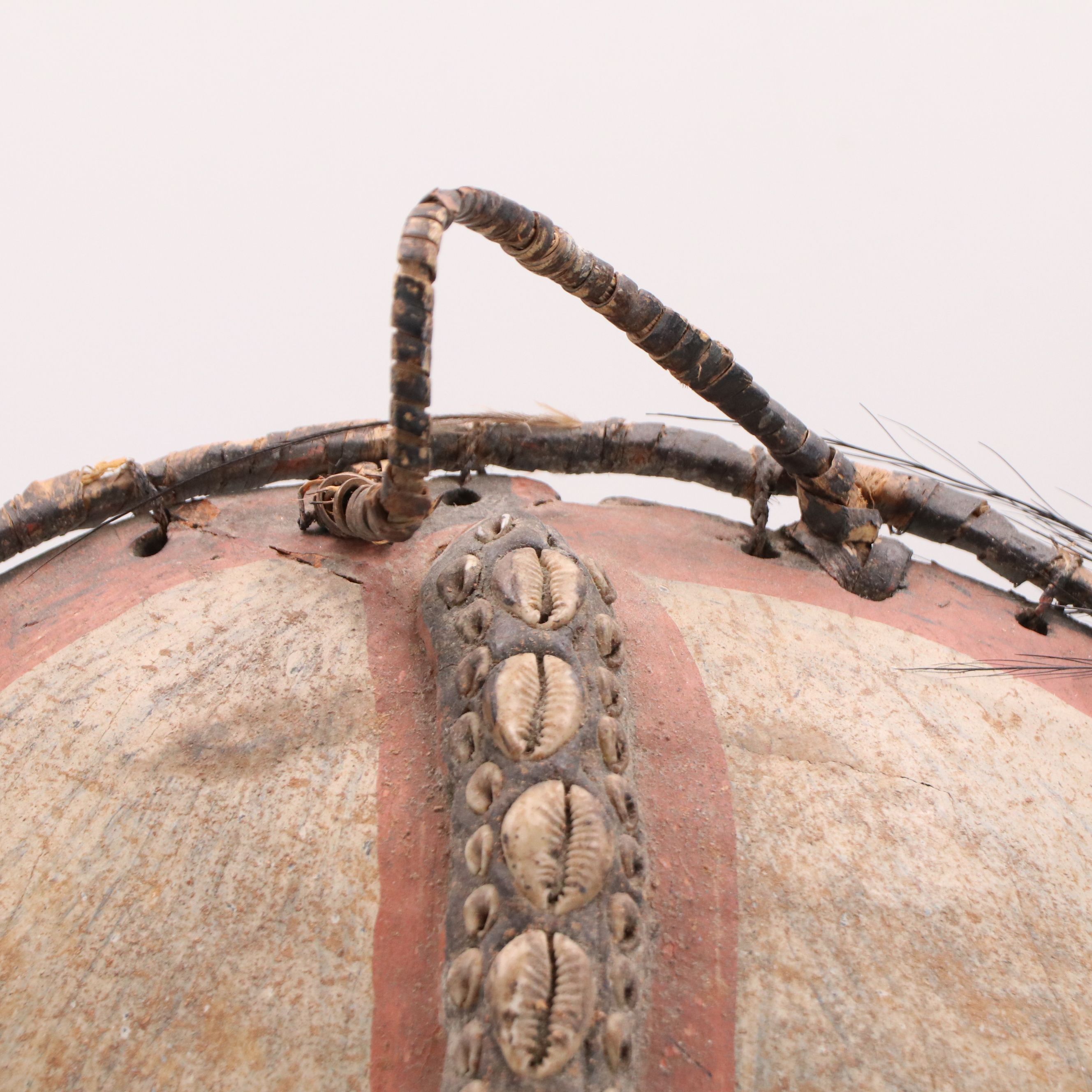Papua New Guinea Sepik River Valley Polychromed Gable Mask