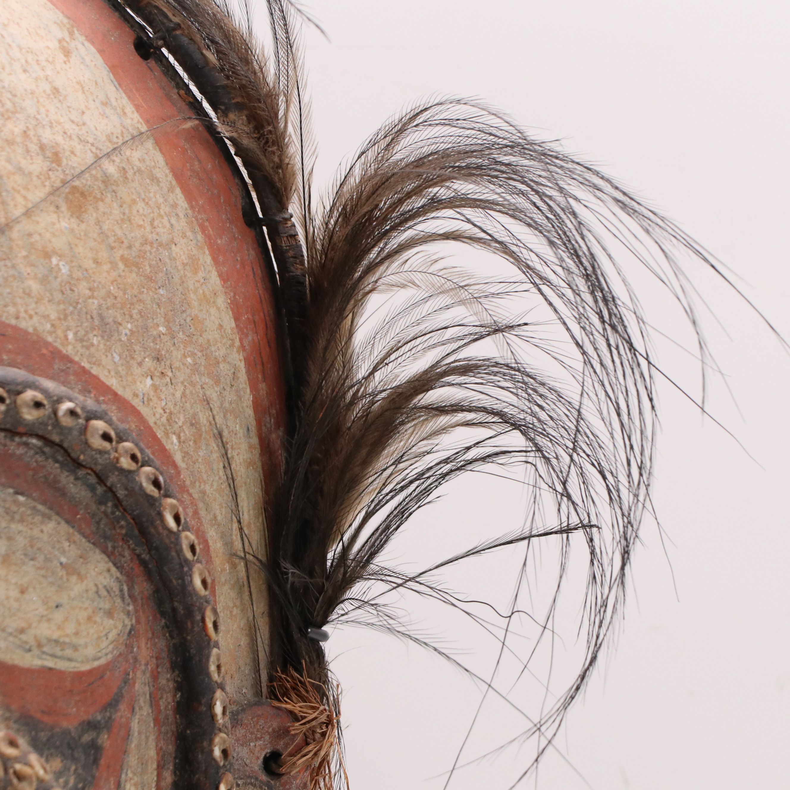 Papua New Guinea Sepik River Valley Polychromed Gable Mask