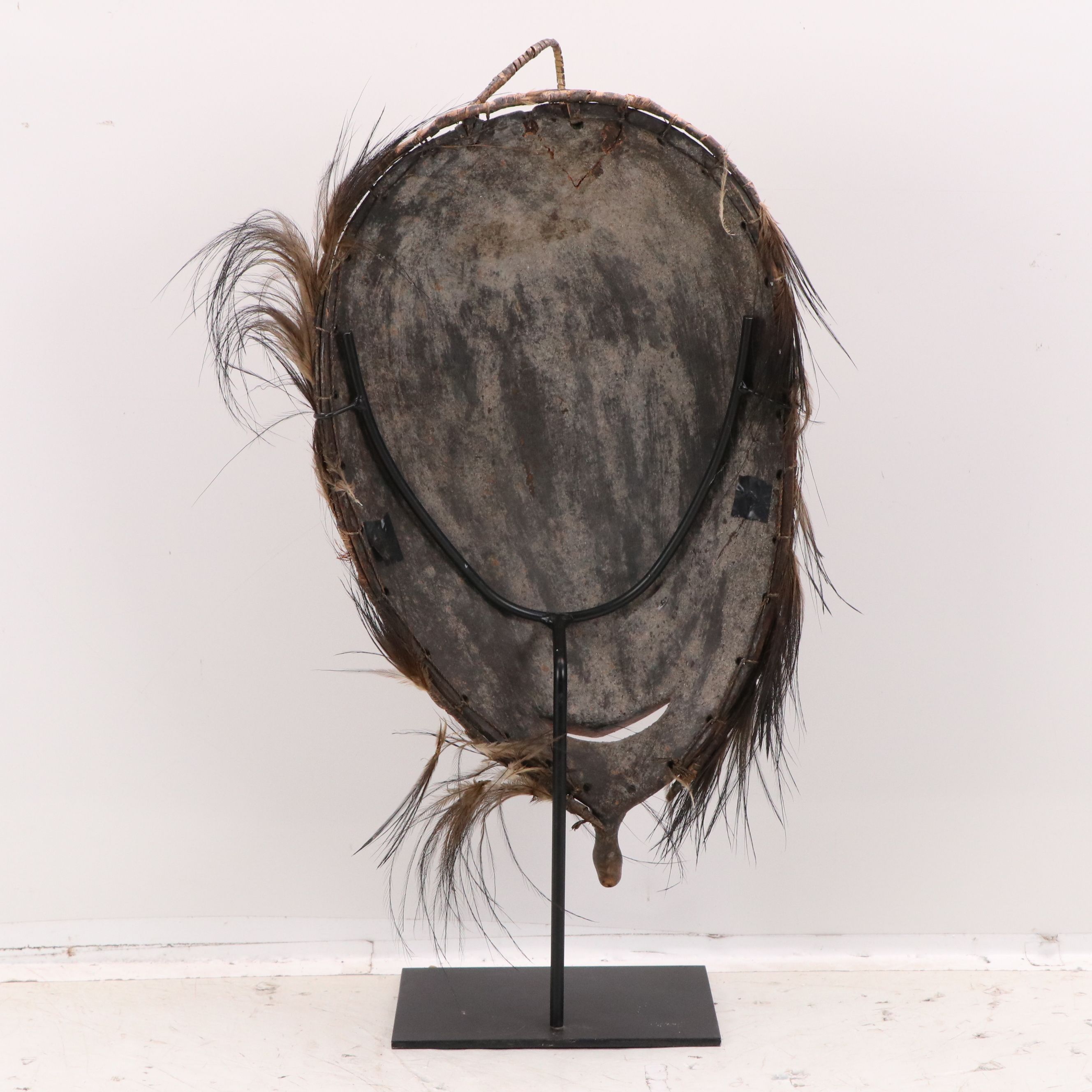 Papua New Guinea Sepik River Valley Polychromed Gable Mask