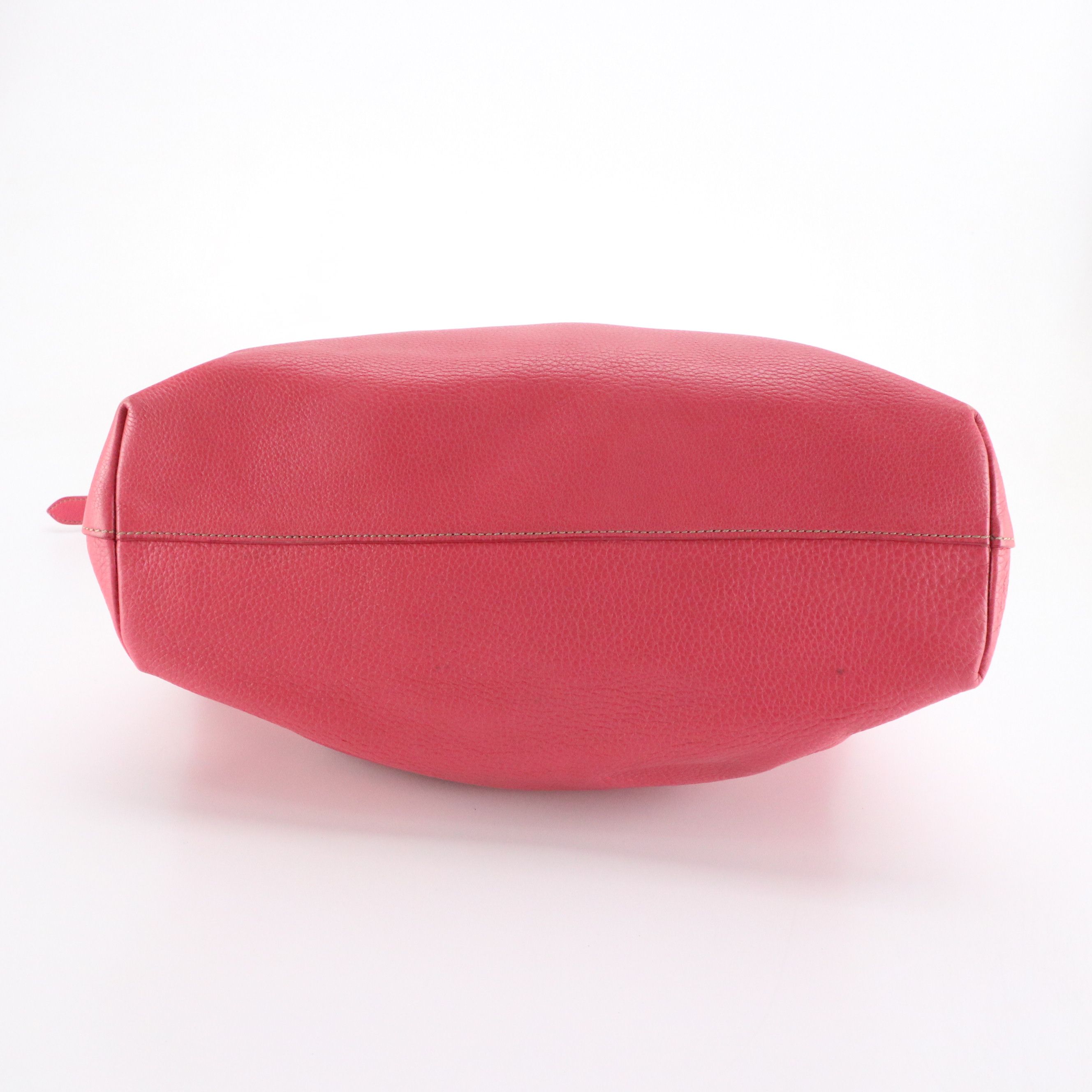 Prada Top Handle Two-Way Tote Bag in Pink Vitello Daino Leather