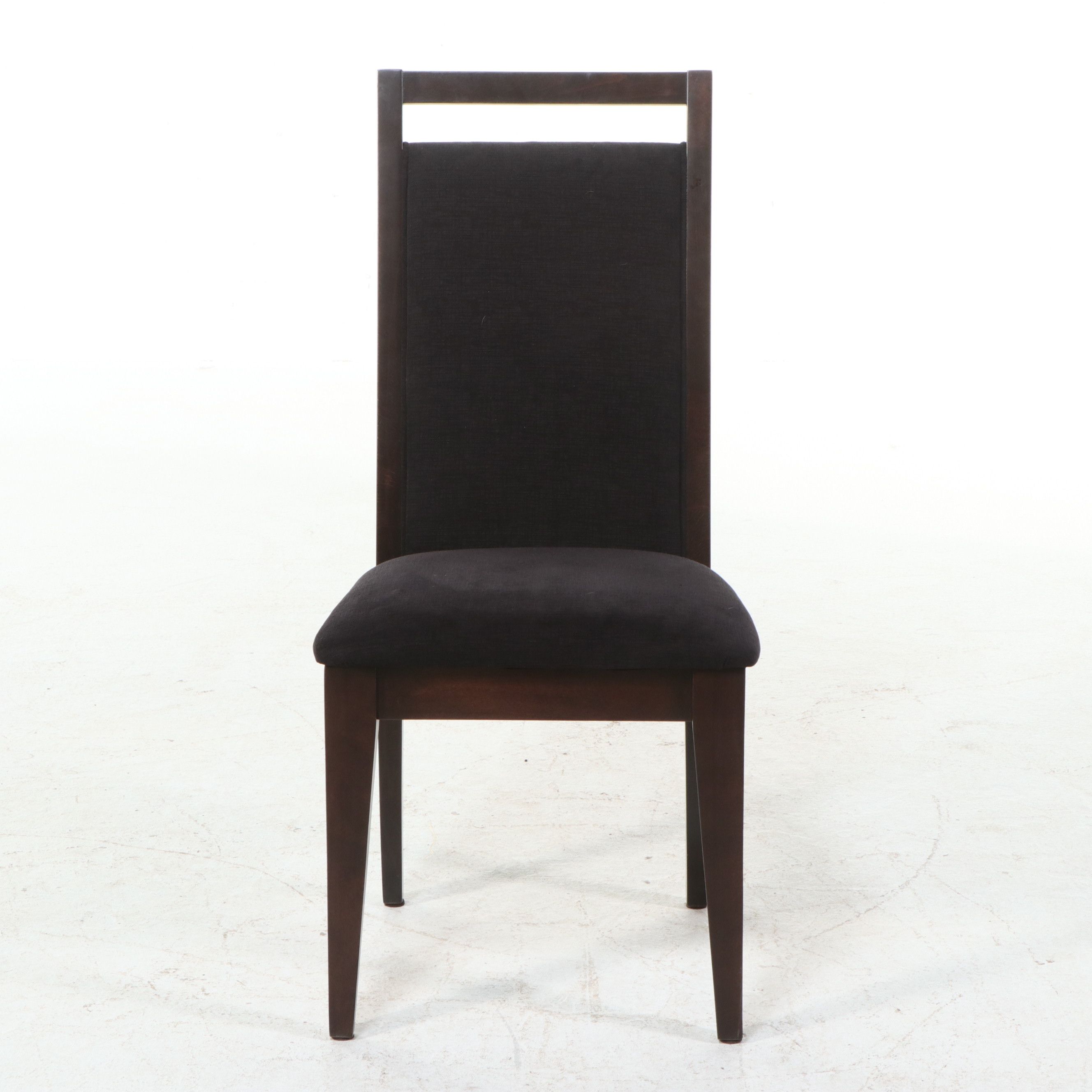 Seven-Piece Modern Dining Set with Tempered Glass Rectangular Table