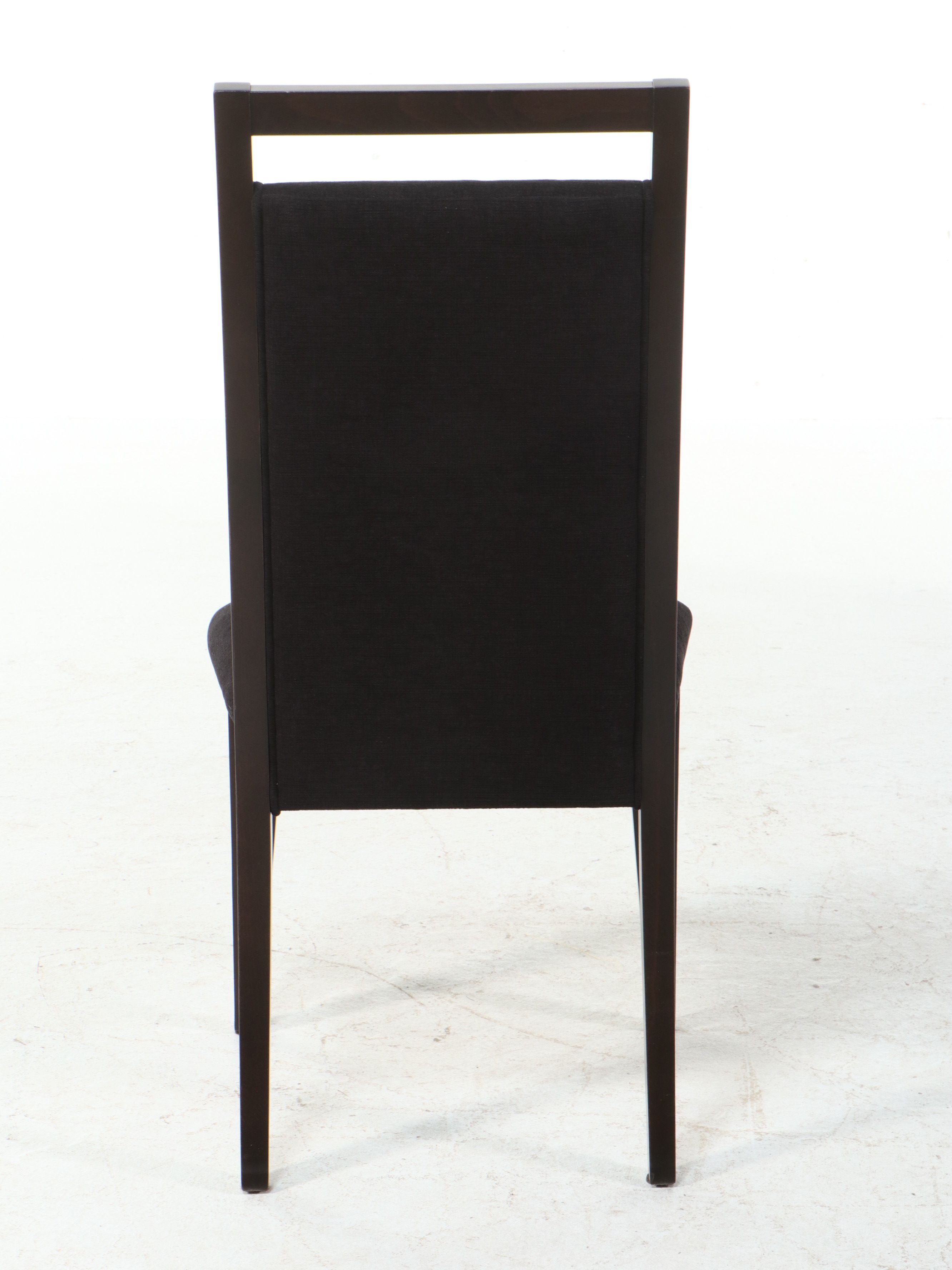 Seven-Piece Modern Dining Set with Tempered Glass Rectangular Table