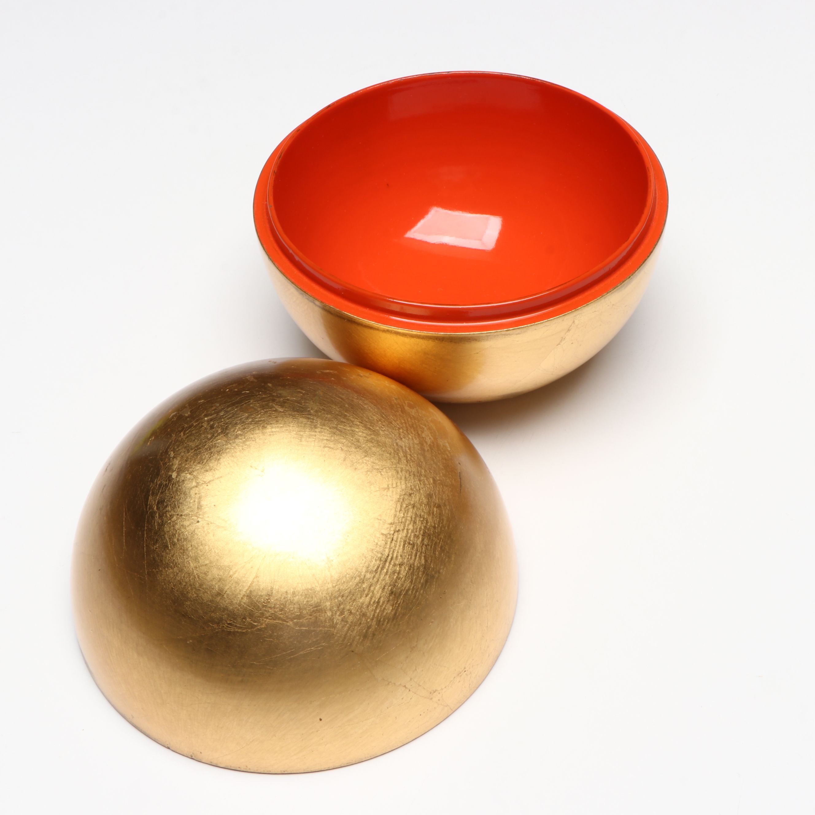 Taiwanese Anping Sword Lion with Japanese Lacquerware and Chokin Cranes