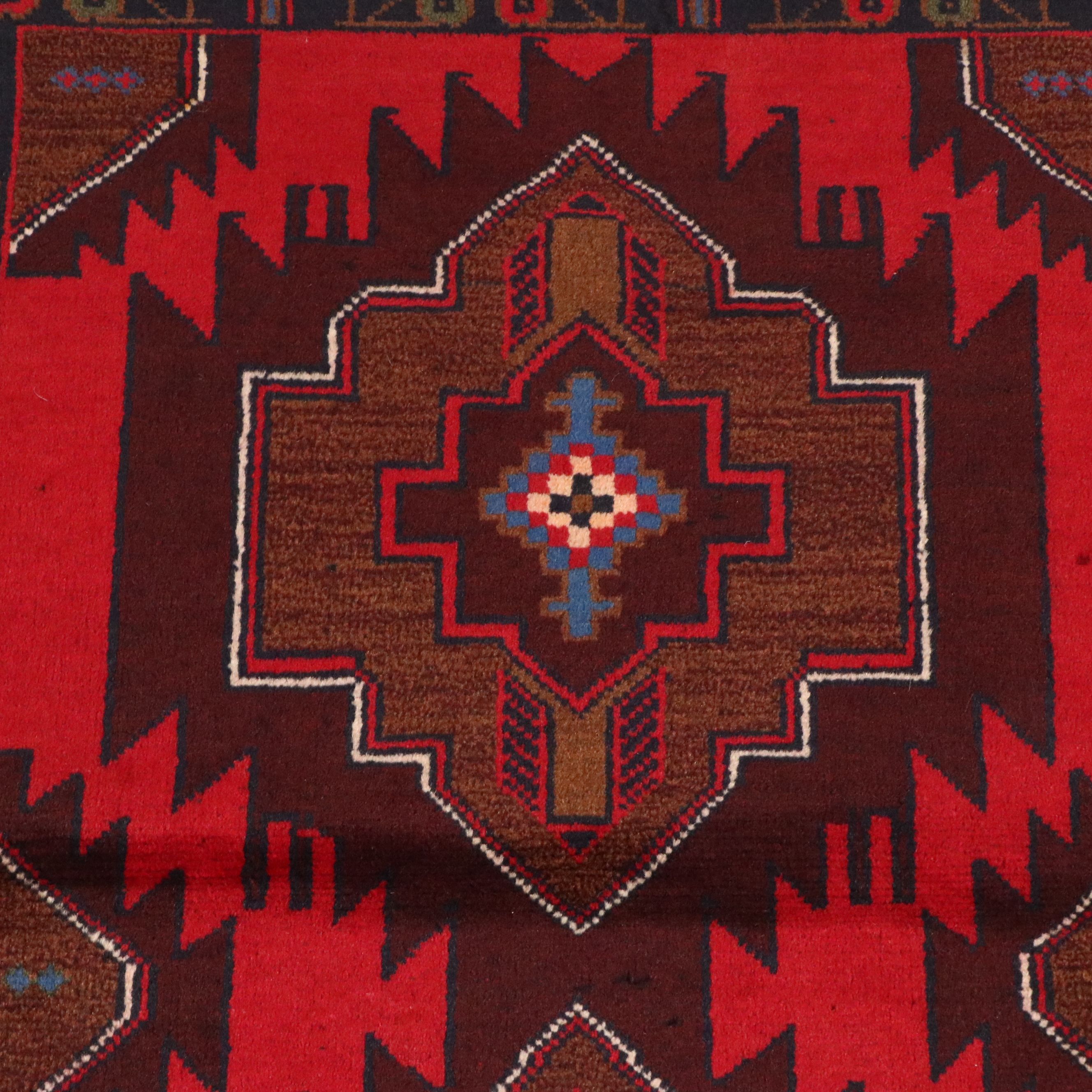 2'10 x 4'5 Hand-Knotted Afghan Taimani Accent Rug