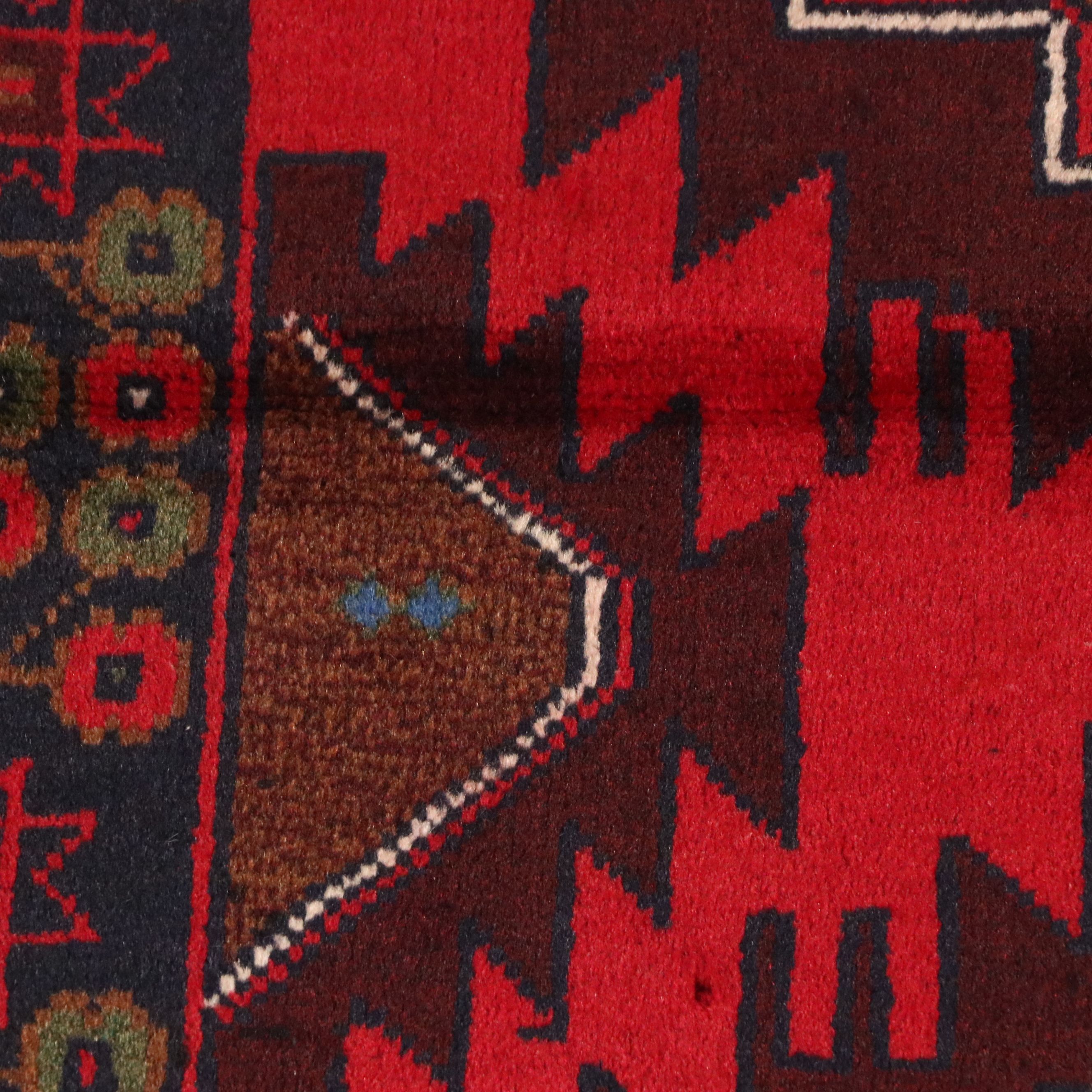 2'10 x 4'5 Hand-Knotted Afghan Taimani Accent Rug