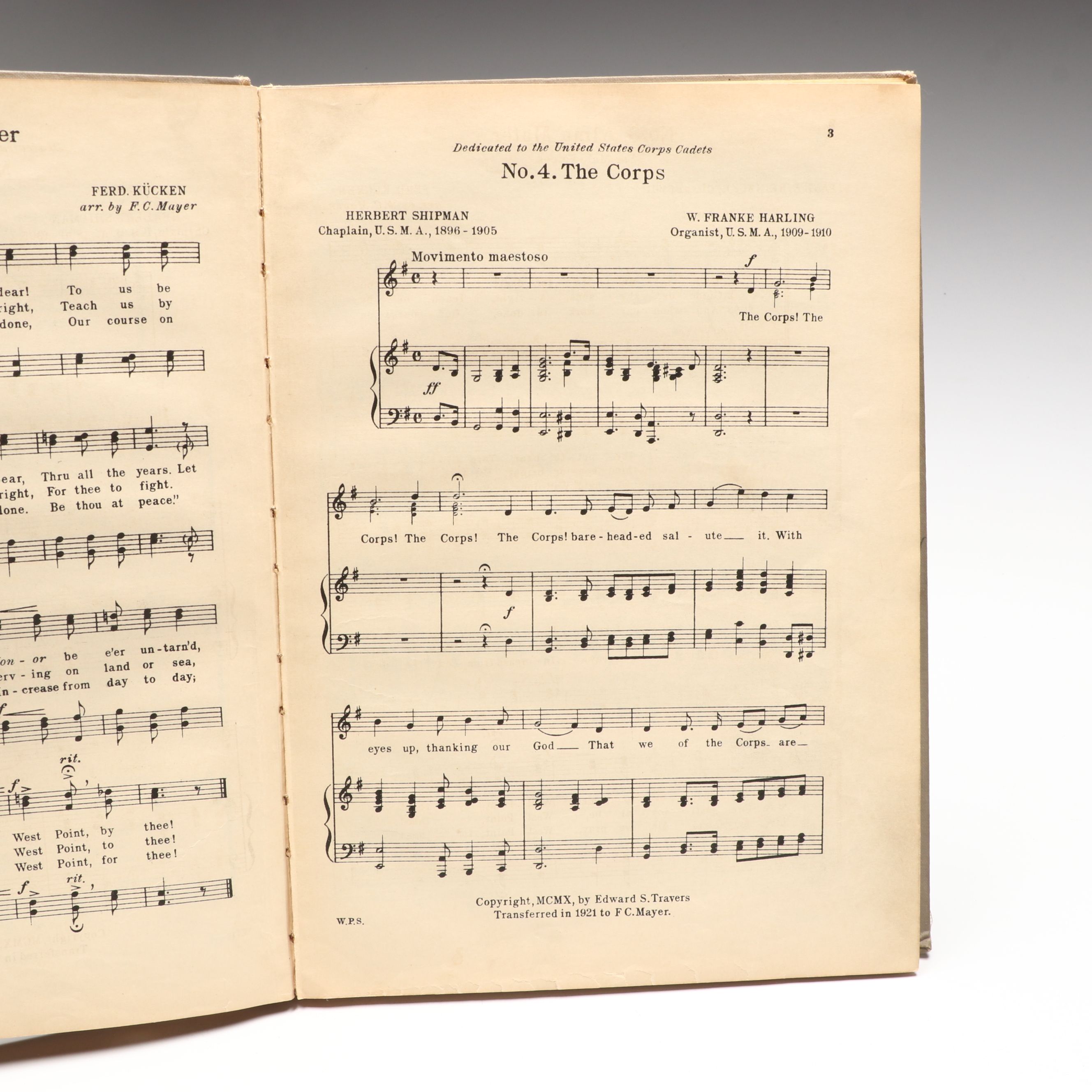 "Readings From the Holy Scriptures" and "Songs of the U.S. Military Academy"