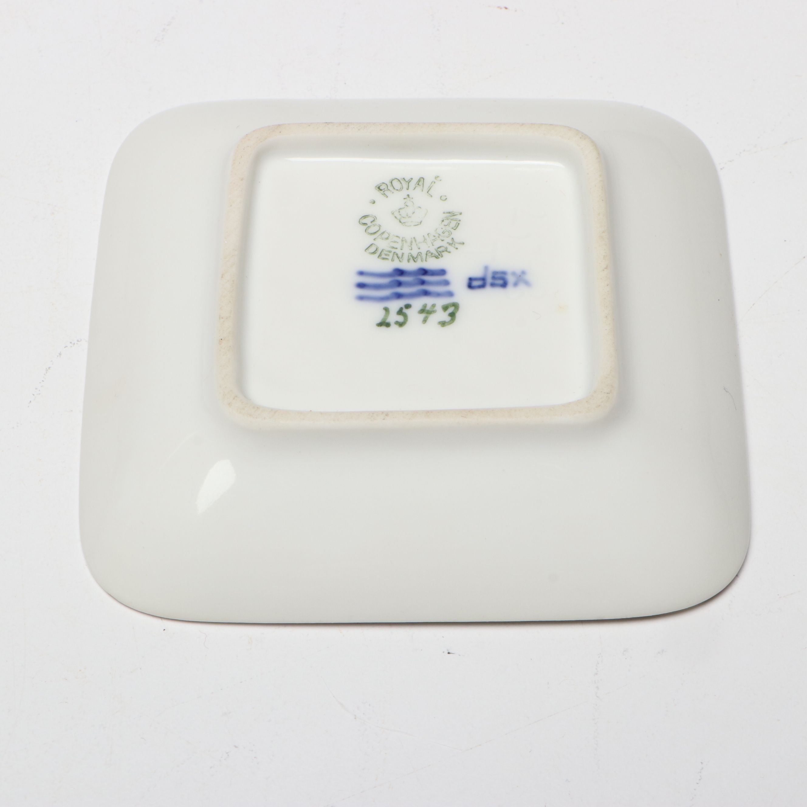 Royal Copenhagen Blackberry Porcelain Vase and Sailboat Dish