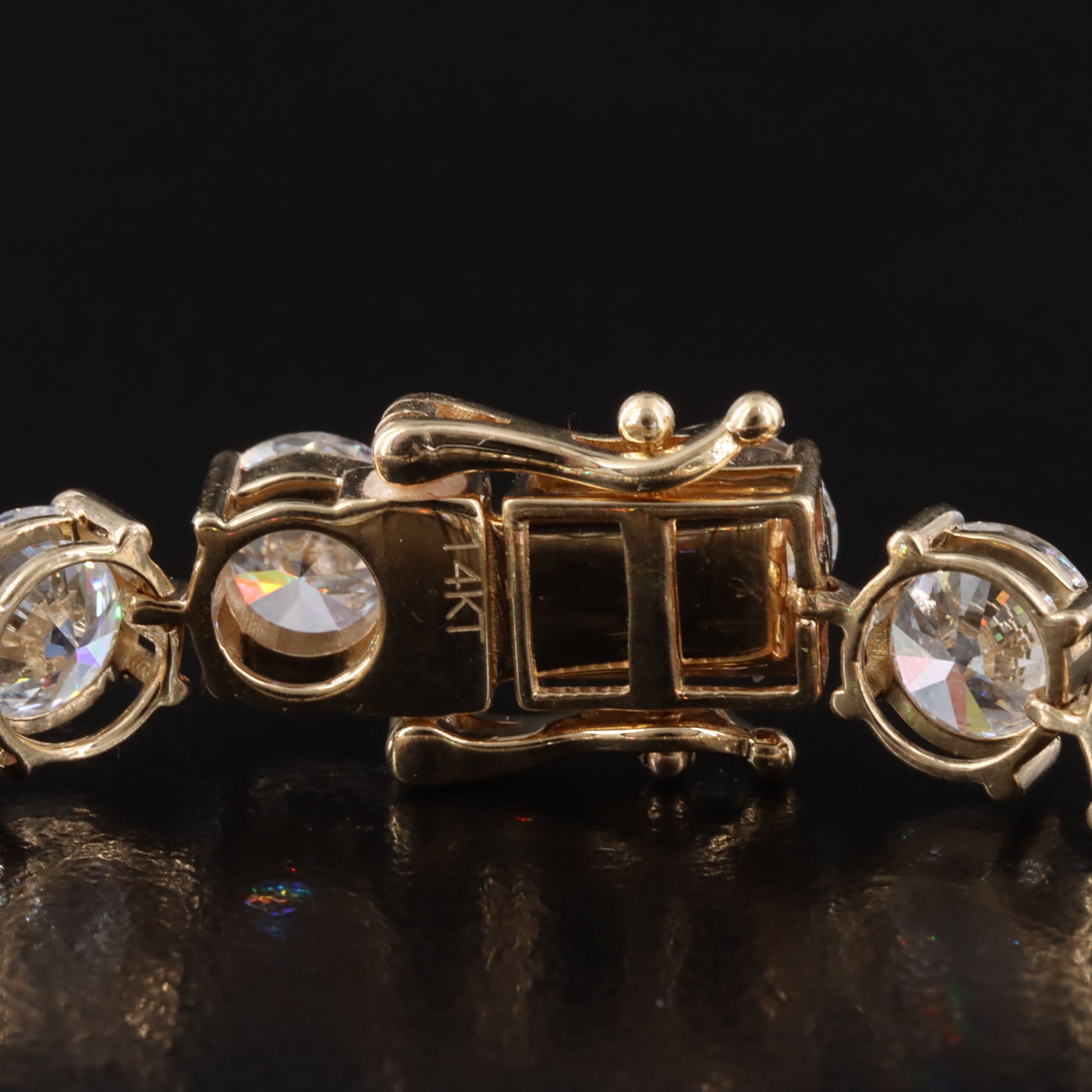 14K 18.95 CTW Lab Grown Diamond Line Bracelet