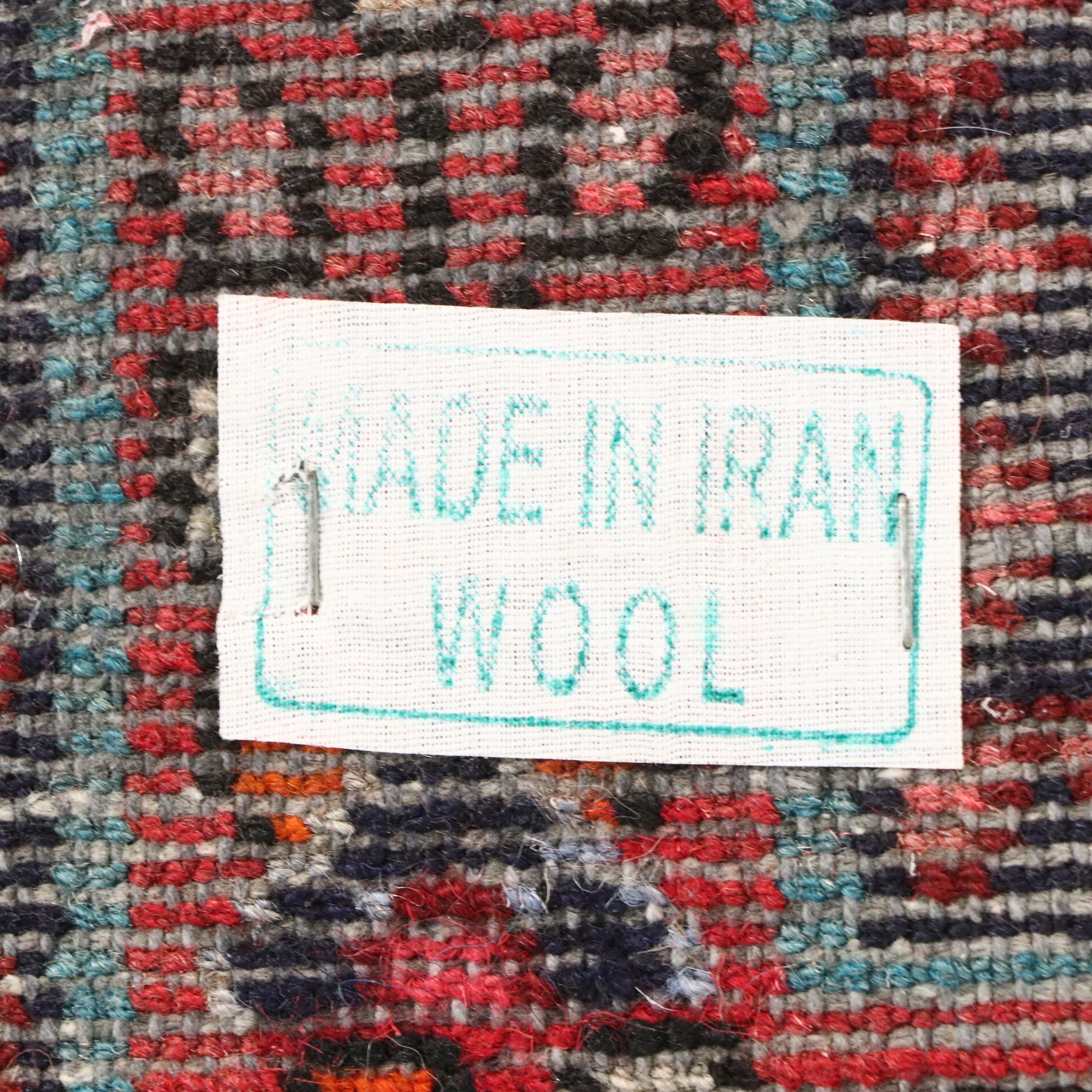 3'4 x 4'10 Hand-Knotted Persian Hamadan Accent Rug