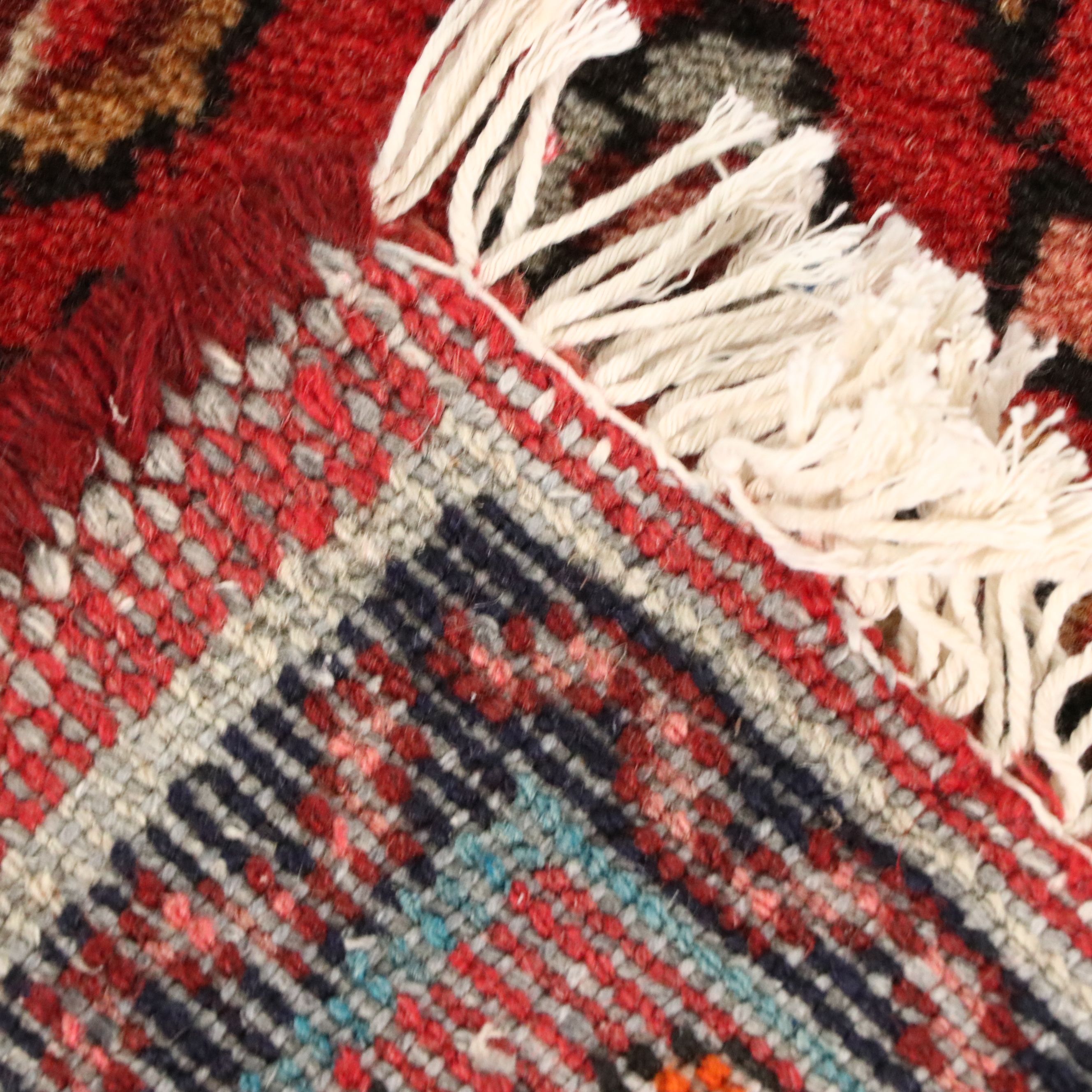 3'4 x 4'10 Hand-Knotted Persian Hamadan Accent Rug