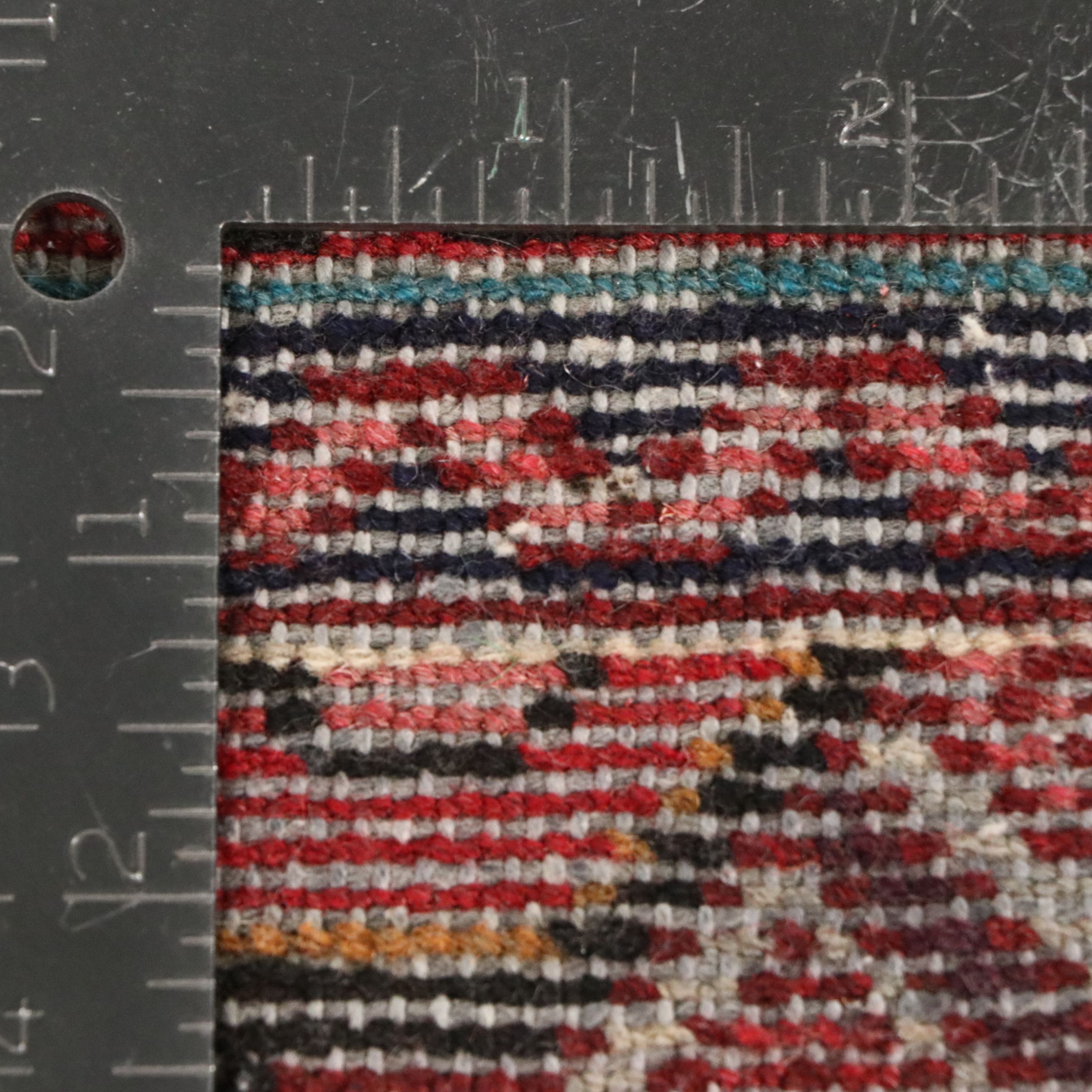 3'4 x 4'10 Hand-Knotted Persian Hamadan Accent Rug