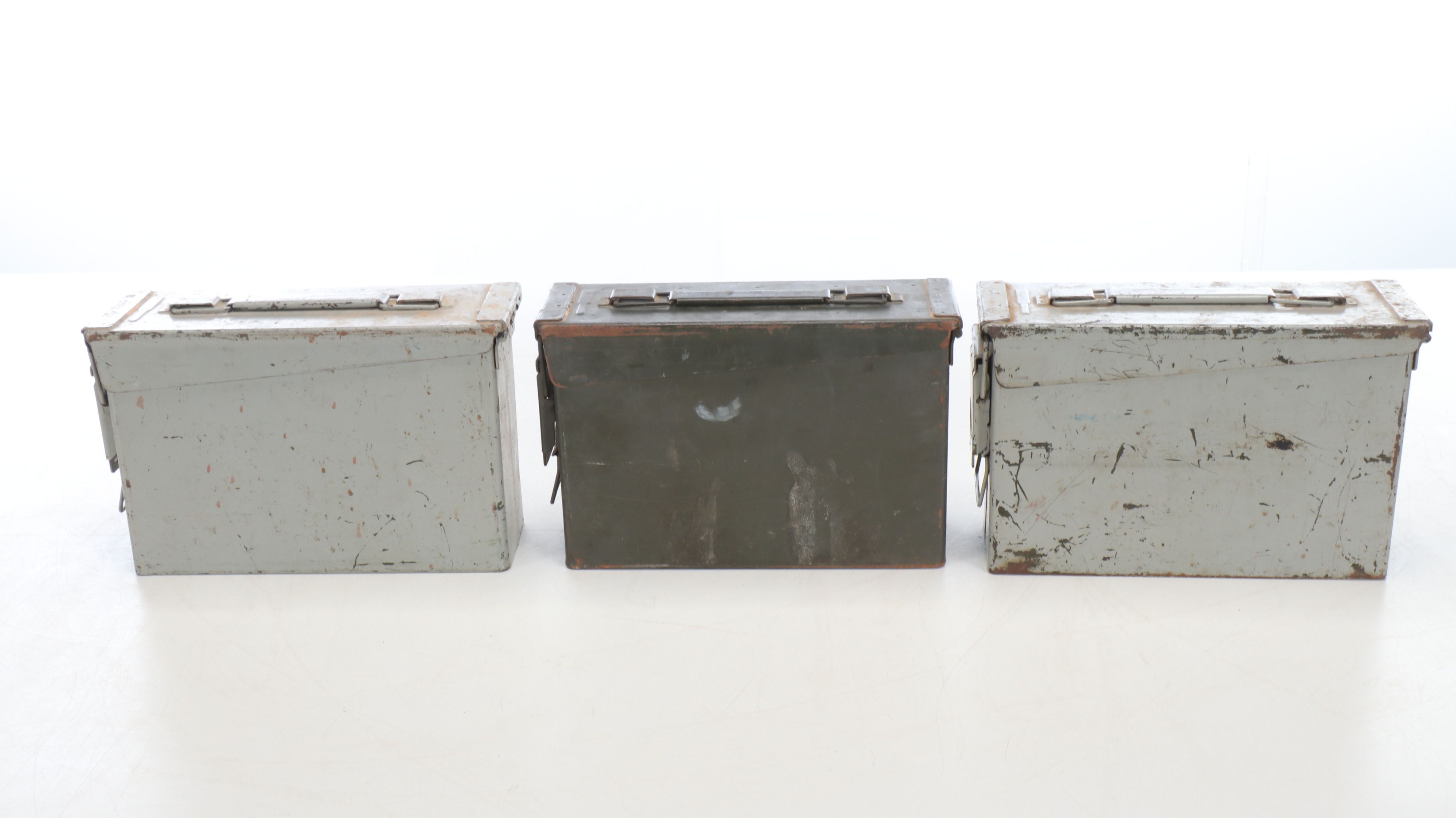 Vietnam War Era Ammunition Boxes and Duffel Bag