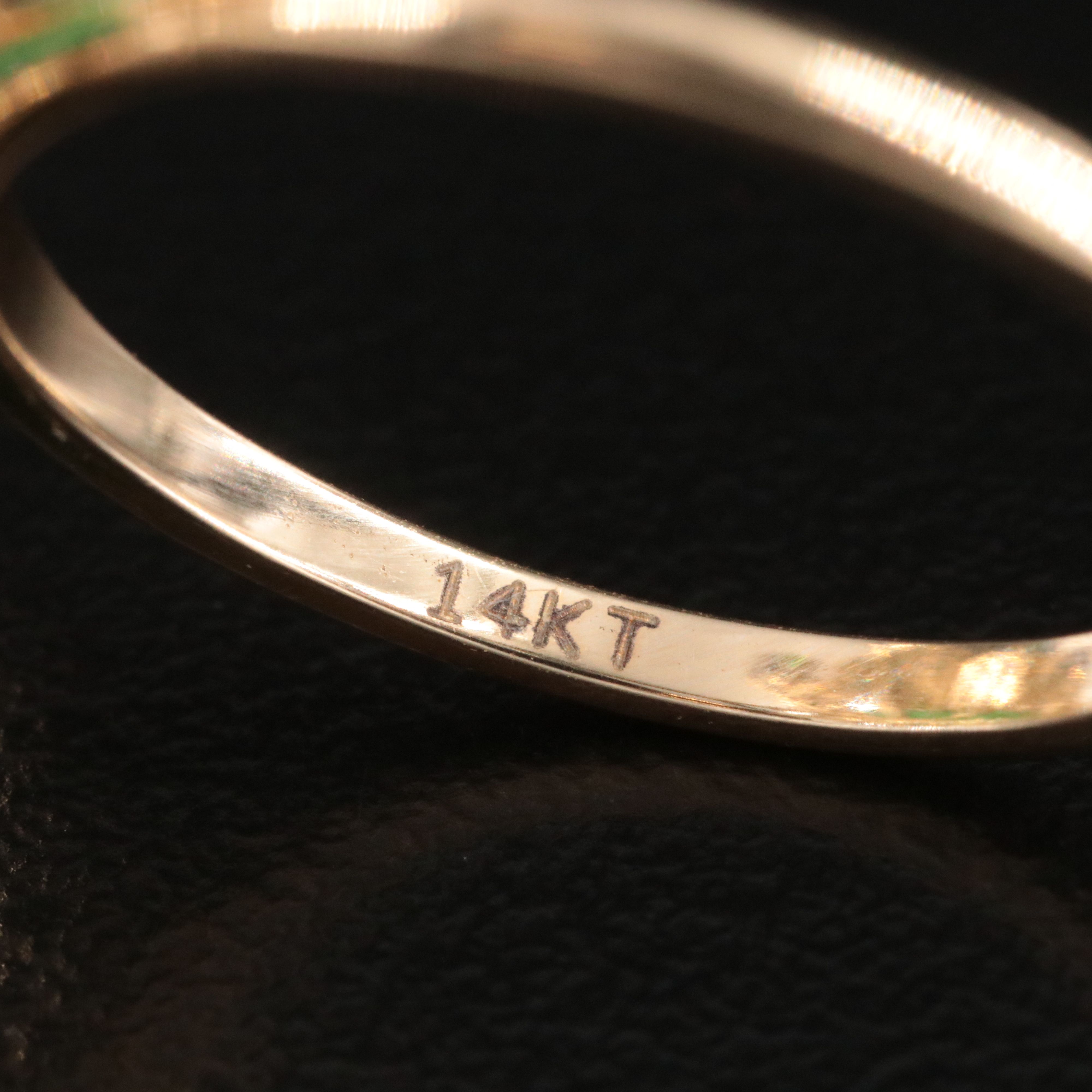 14K 11.73 CT Emerald and 1.90 CTW Diamond Ring