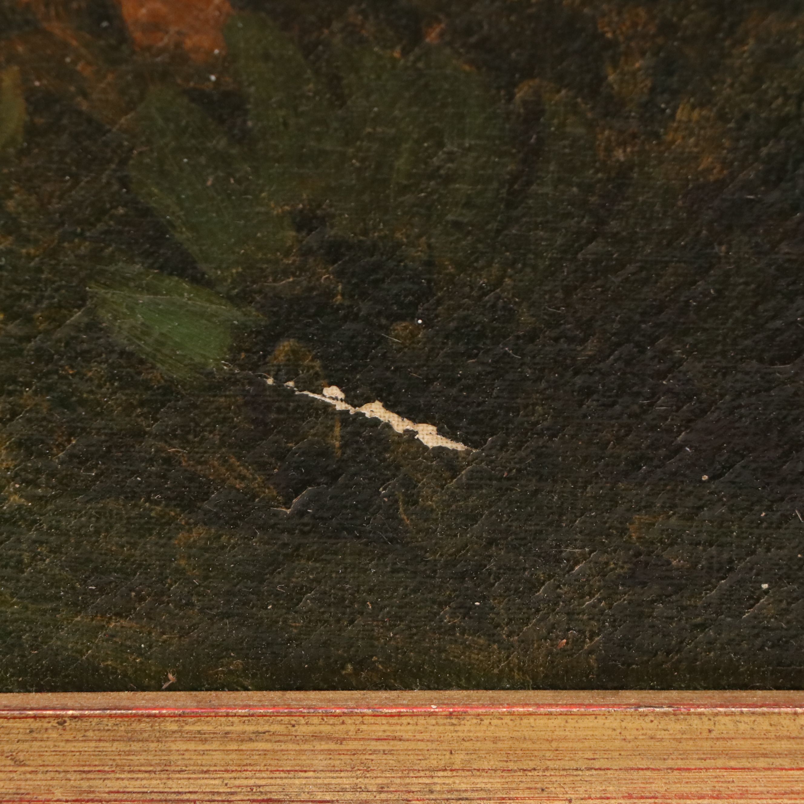 In the Manner of Giuseppe Solenghi Oil Landscape, Early to Mid-20th C.